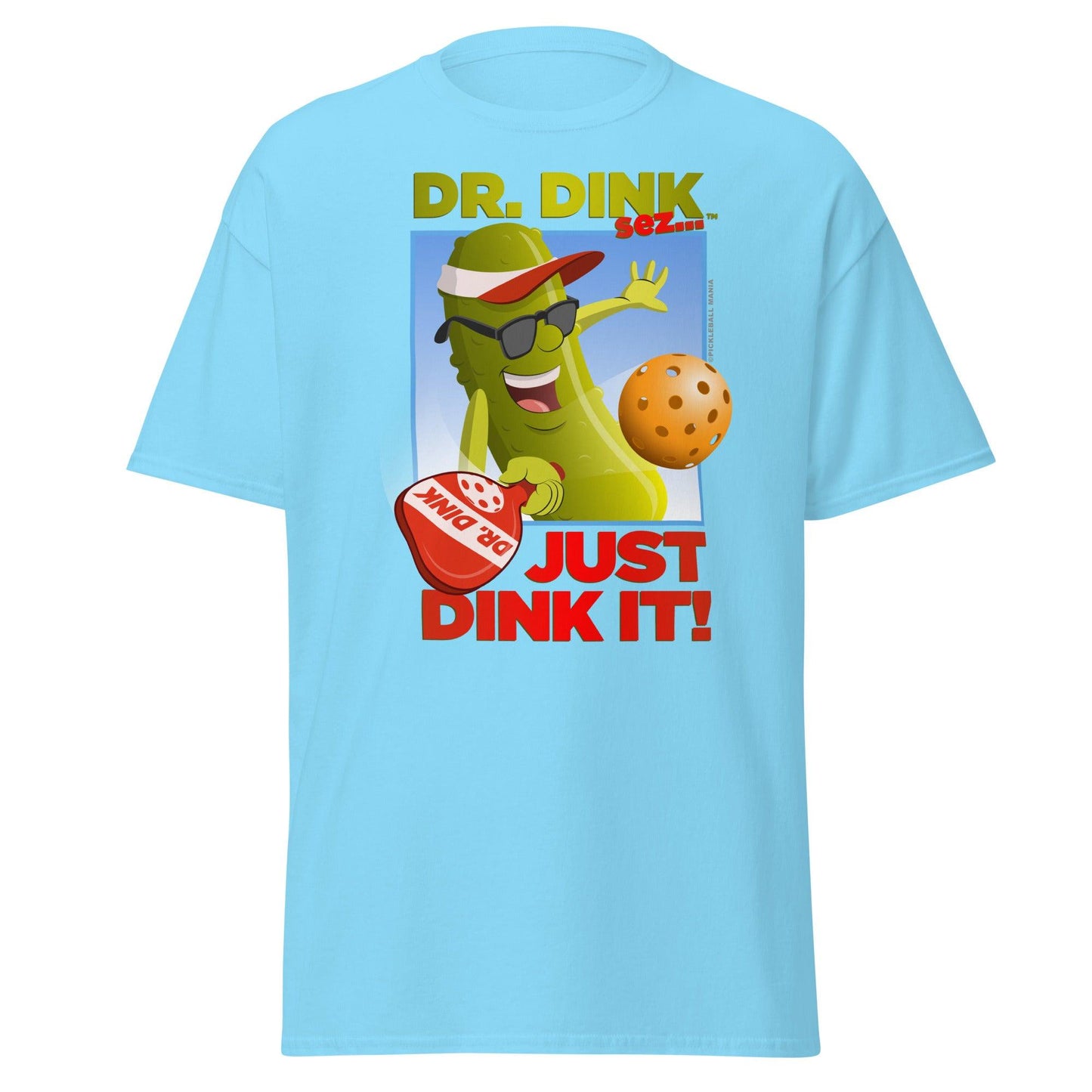 100% Cotton Pickleball T-Shirt - "Just Dink It!" - DocDink.com