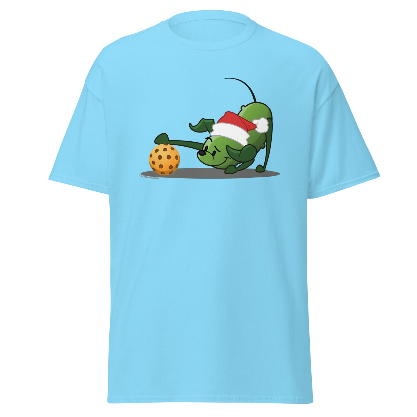 100% Cotton Pickleball T-Shirt - Pickles "Hmm...?" - Christmas - DocDink.com