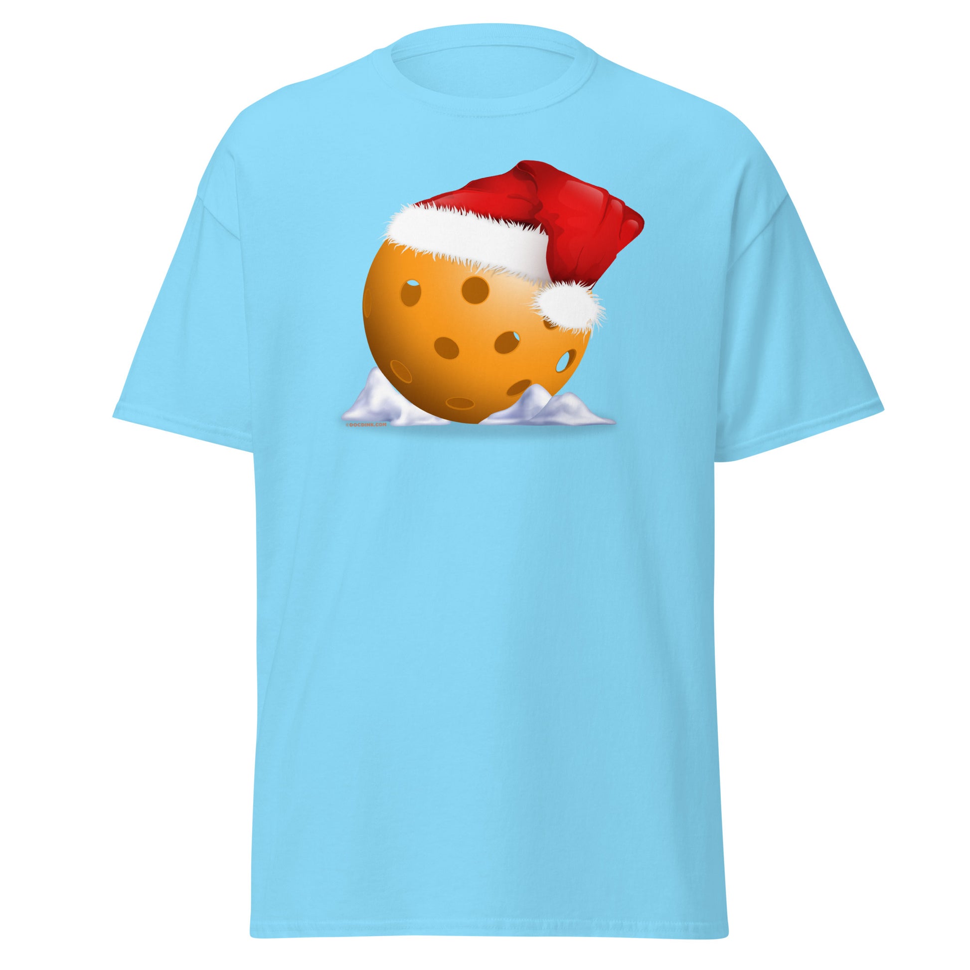 100% Cotton Pickleball T-Shirt - Christmas Pickleball - DocDink.com