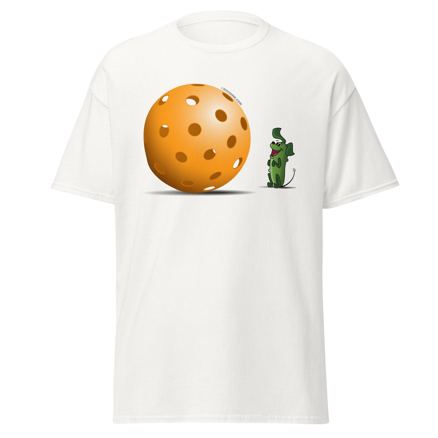 100% Cotton Pickleball T-Shirt - Pickles "Dream Big!" - Christmas - DocDink.com