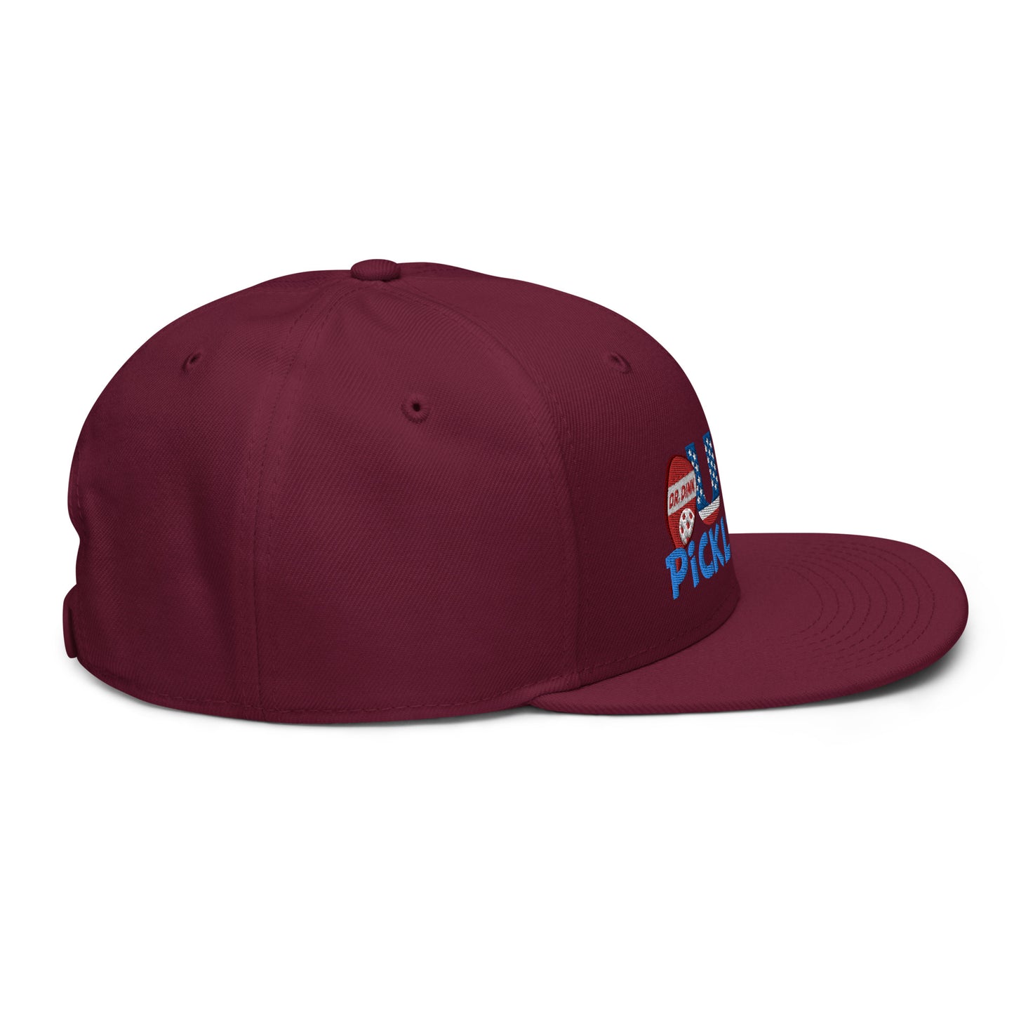 Snapback Hat - "Pickleball USA" w/paddle - DocDink.com