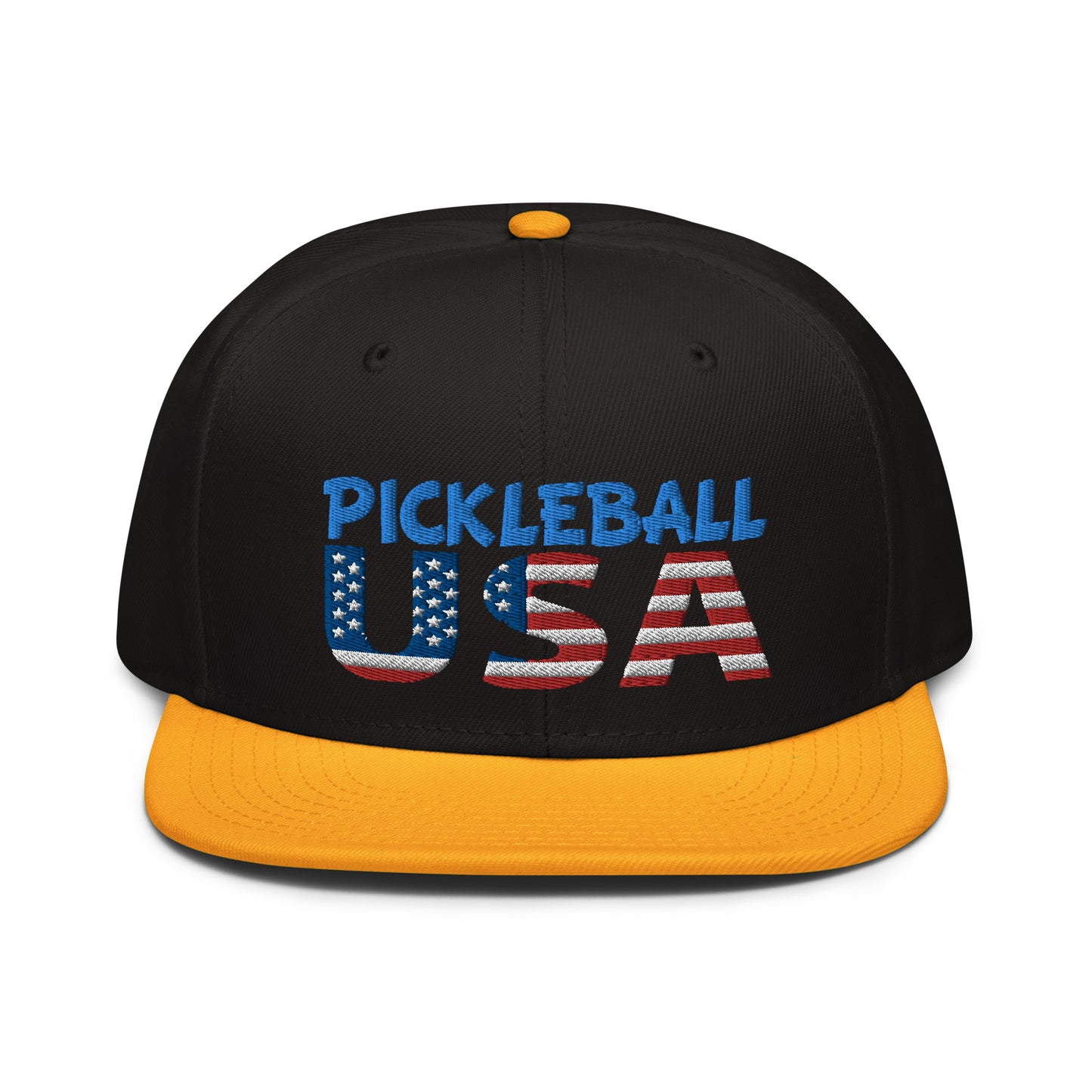 Snapback Hat - "Pickleball USA" - DocDink.com