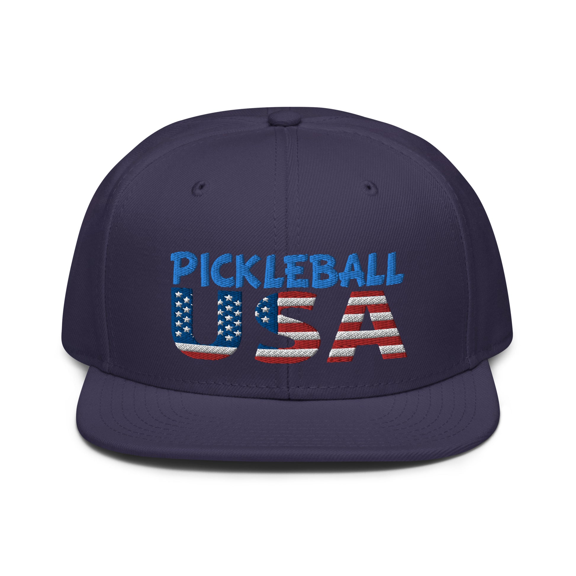 Snapback Hat - "Pickleball USA" - DocDink.com