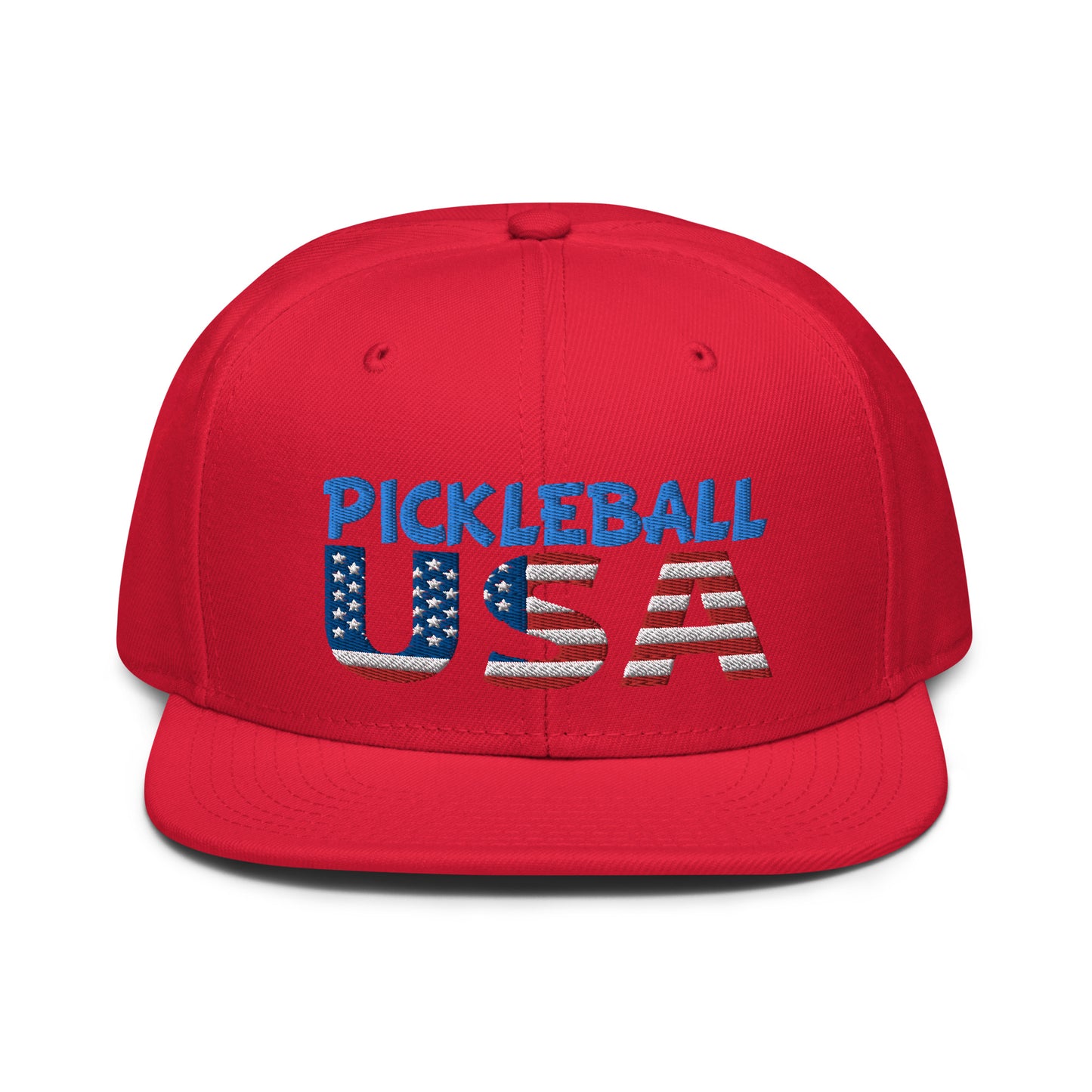 Snapback Hat - "Pickleball USA" - DocDink.com