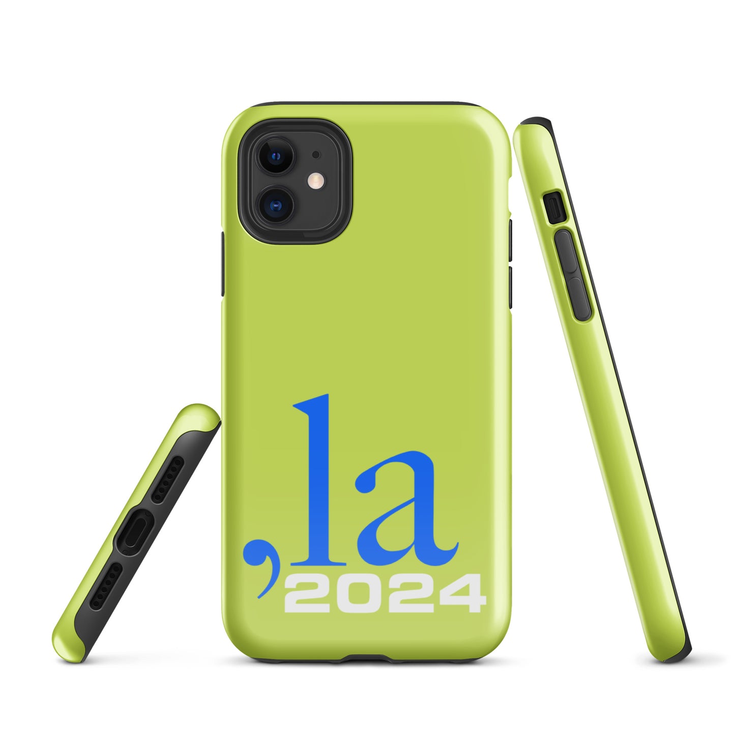 "Comma-la" 2024 iPhone® Case - green