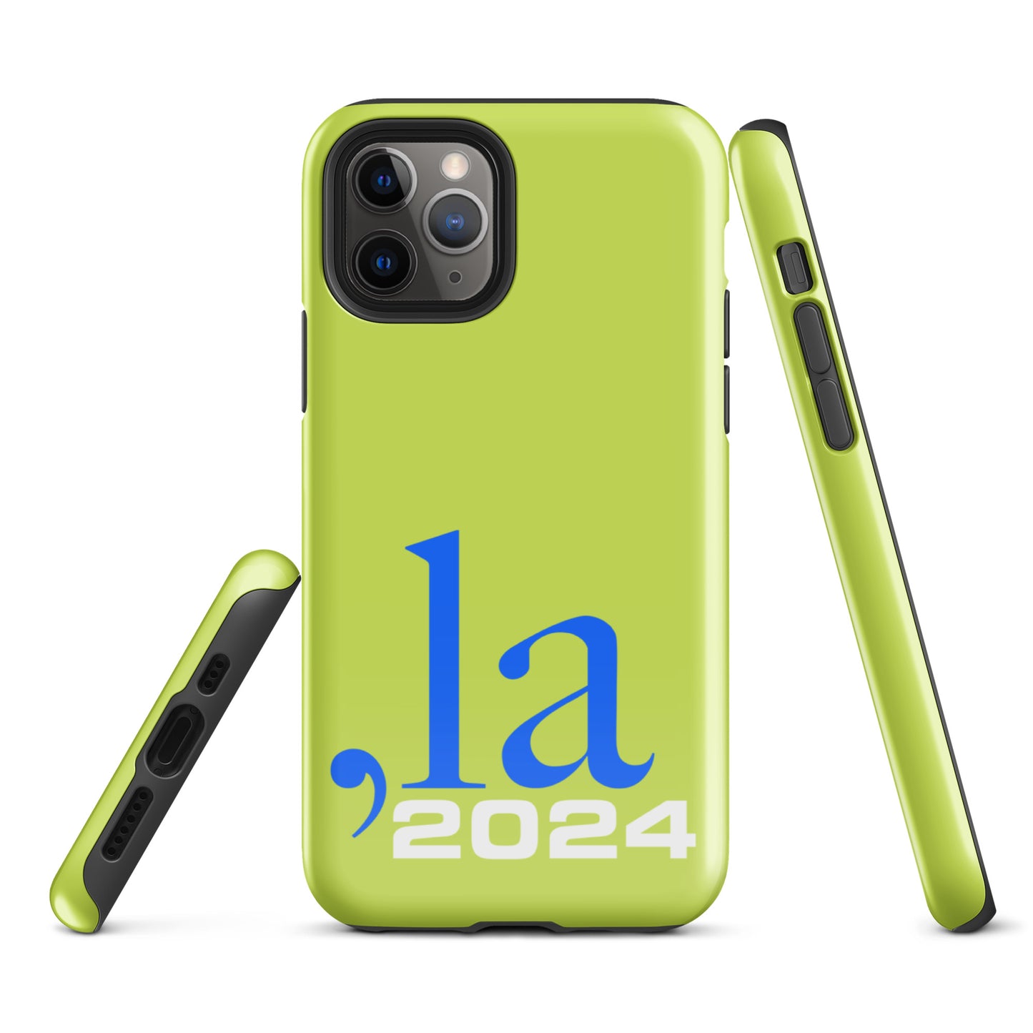 "Comma-la" 2024 iPhone® Case - green