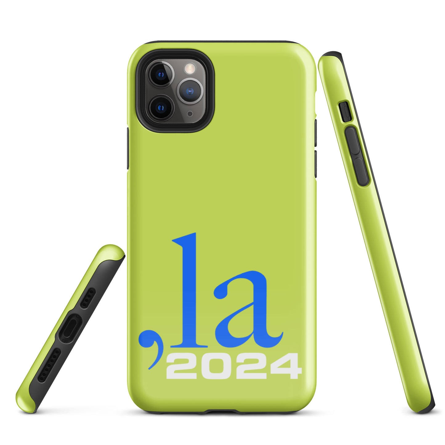 "Comma-la" 2024 iPhone® Case - green