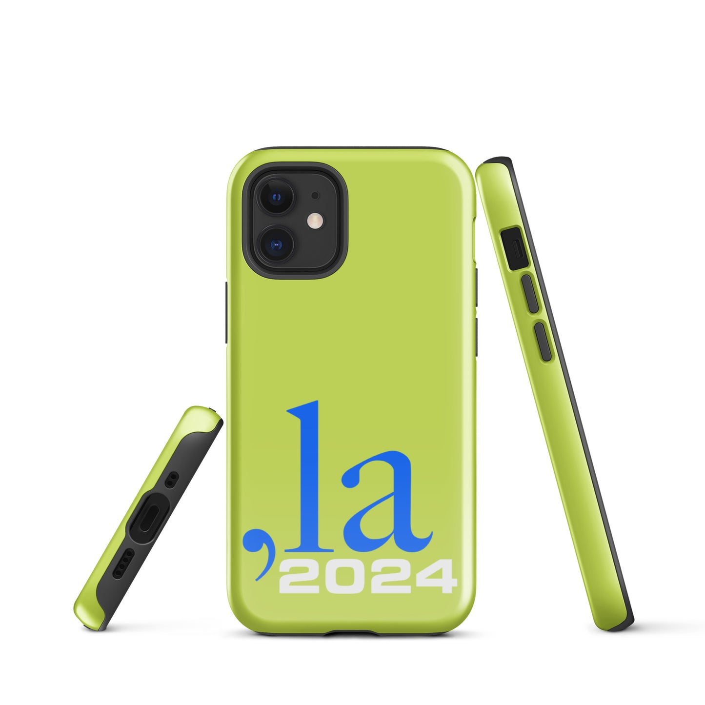 "Comma-la" 2024 iPhone® Case - green