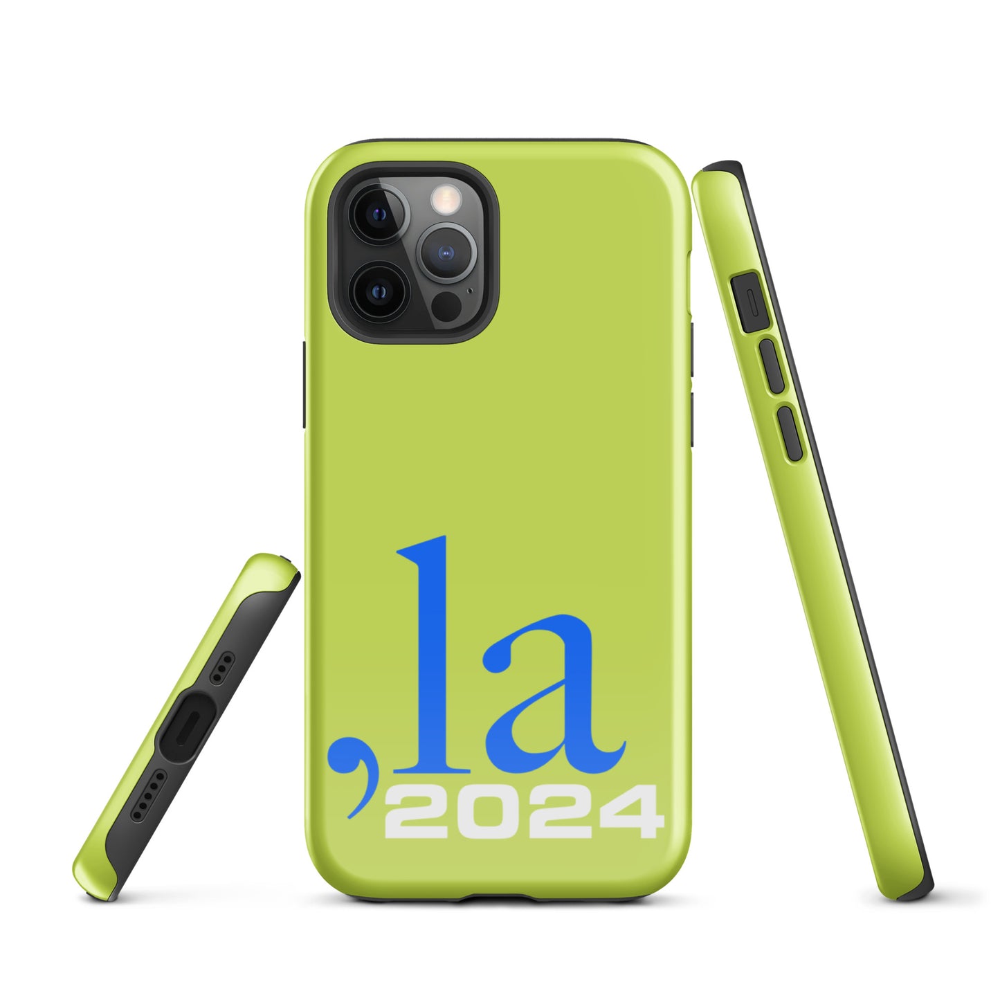 "Comma-la" 2024 iPhone® Case - green