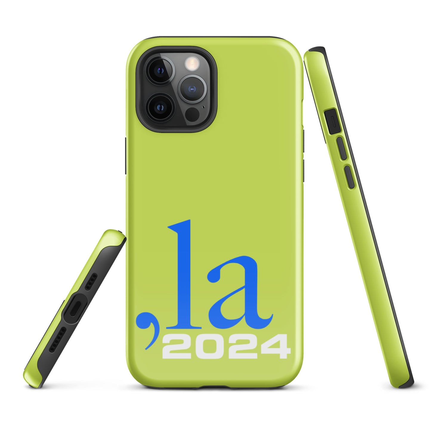 "Comma-la" 2024 iPhone® Case - green