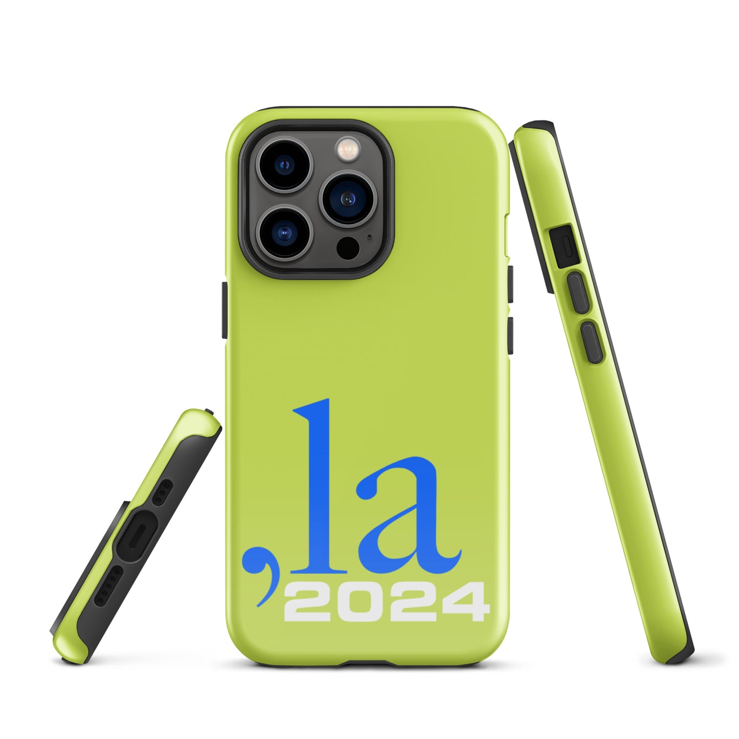 "Comma-la" 2024 iPhone® Case - green