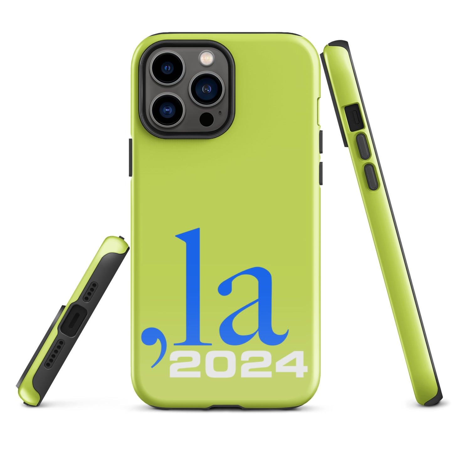 "Comma-la" 2024 iPhone® Case - green