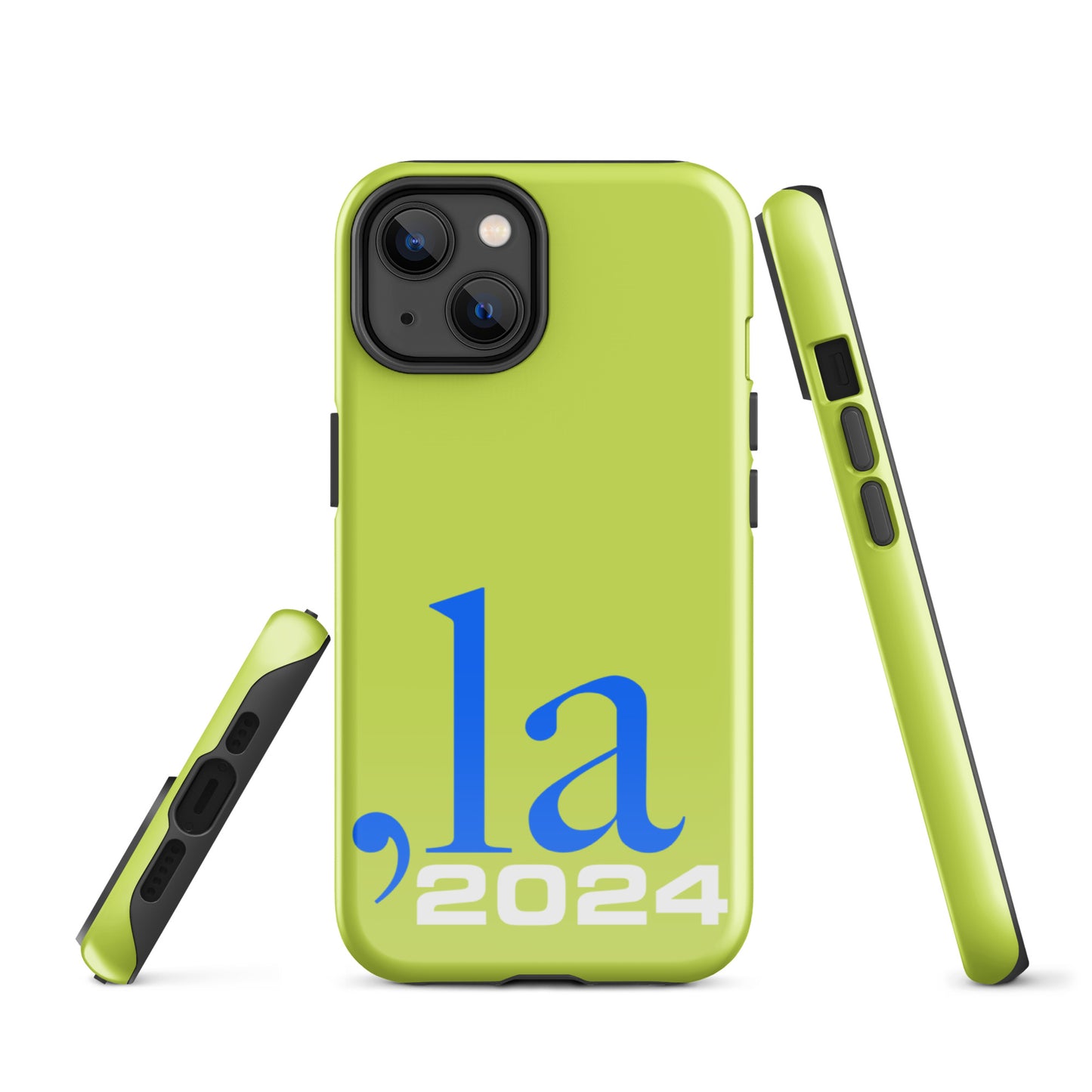 "Comma-la" 2024 iPhone® Case - green