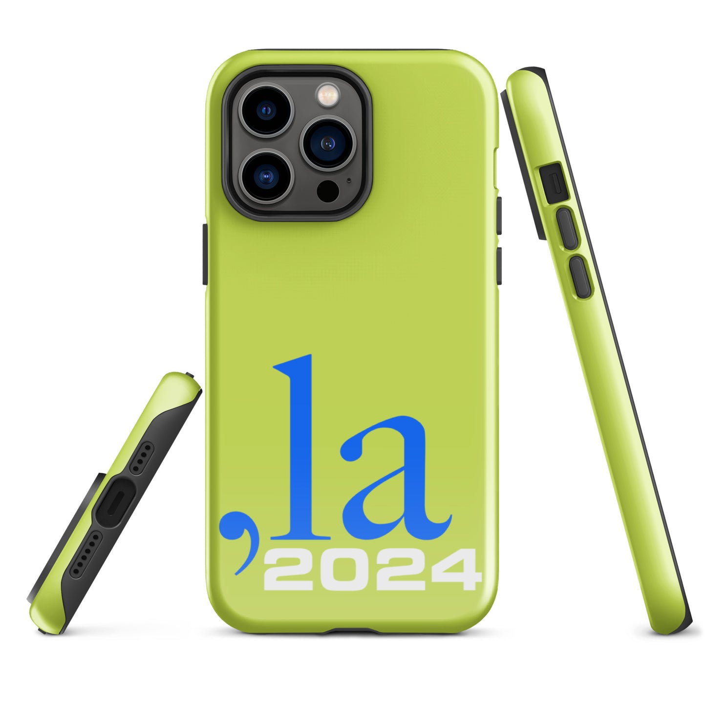 "Comma-la" 2024 iPhone® Case - green