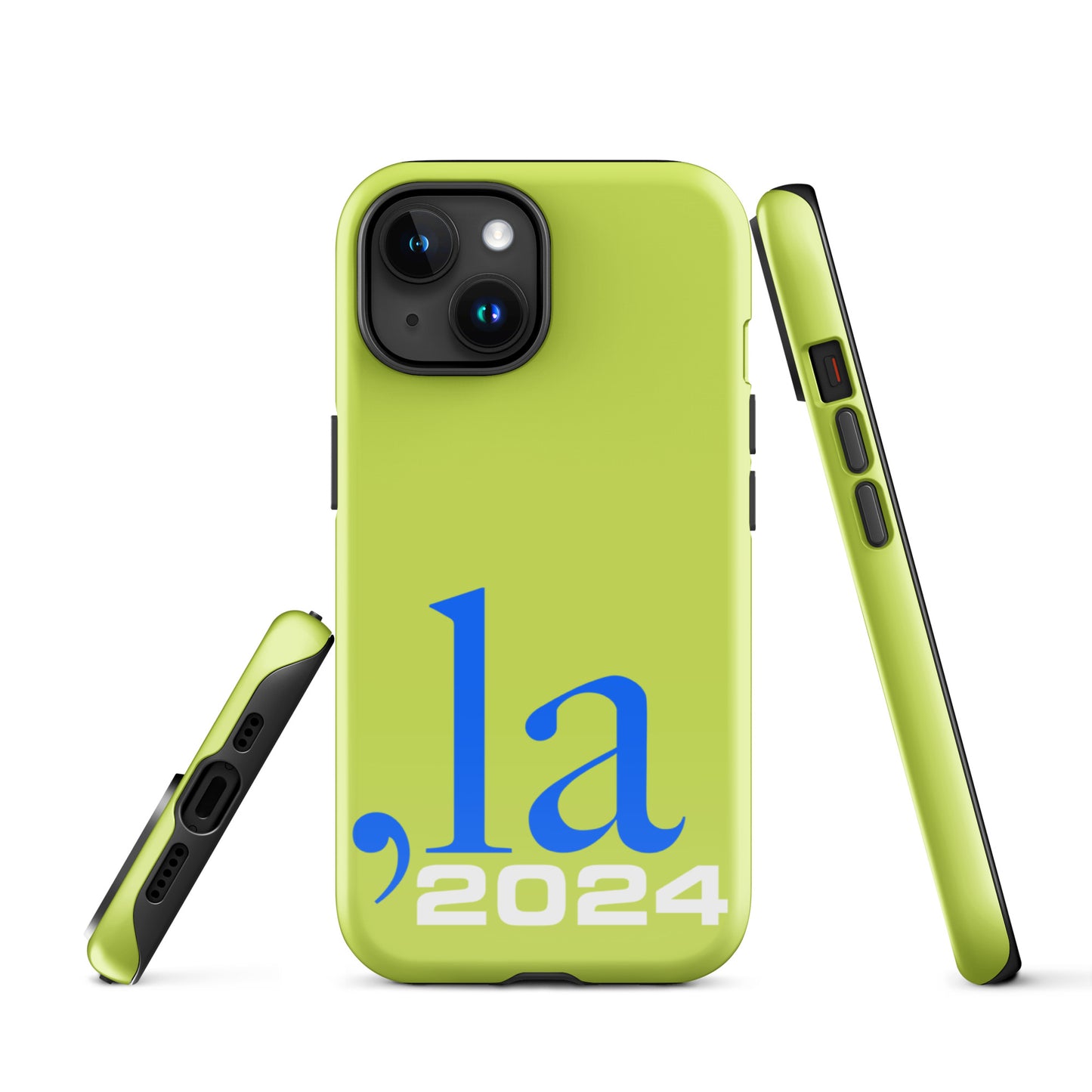 "Comma-la" 2024 iPhone® Case - green