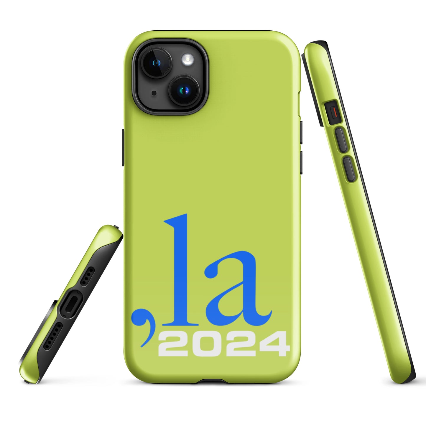 "Comma-la" 2024 iPhone® Case - green