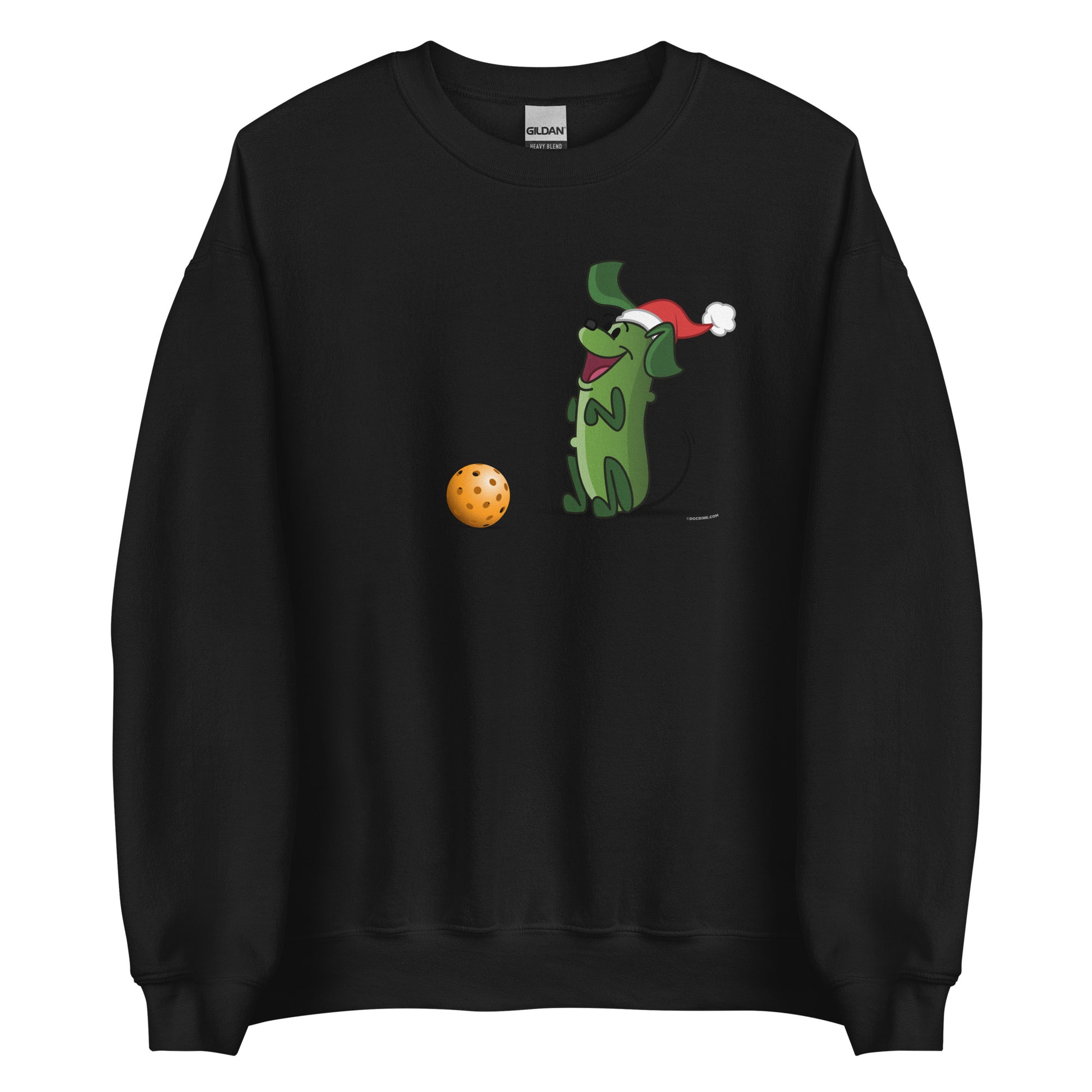 Pickleball Sweatshirt - Pickles "Wanna Play?" - Christmas - DocDink.com