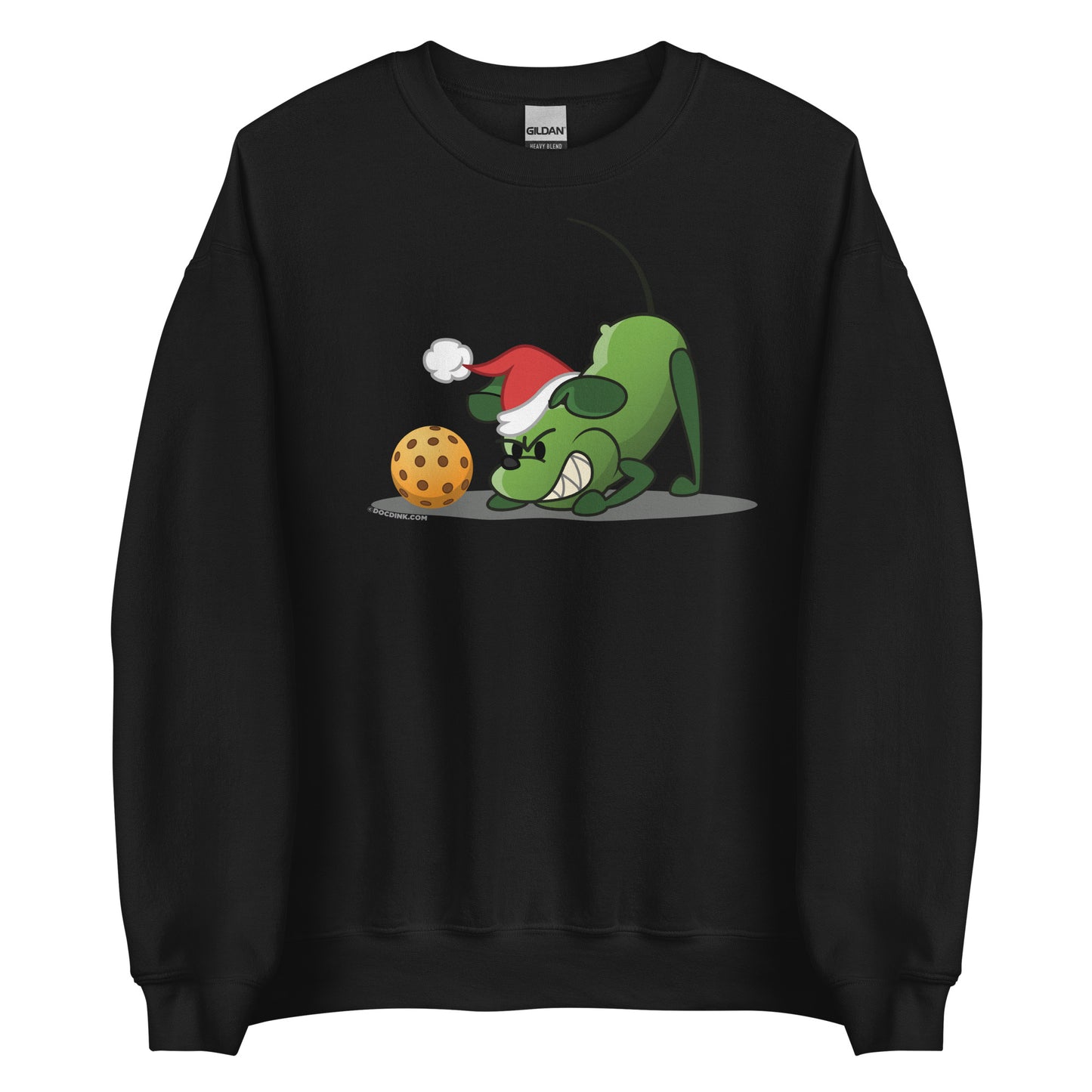 Pickleball Sweatshirt - Pickles "Grrr...!" - Christmas - DocDink.com