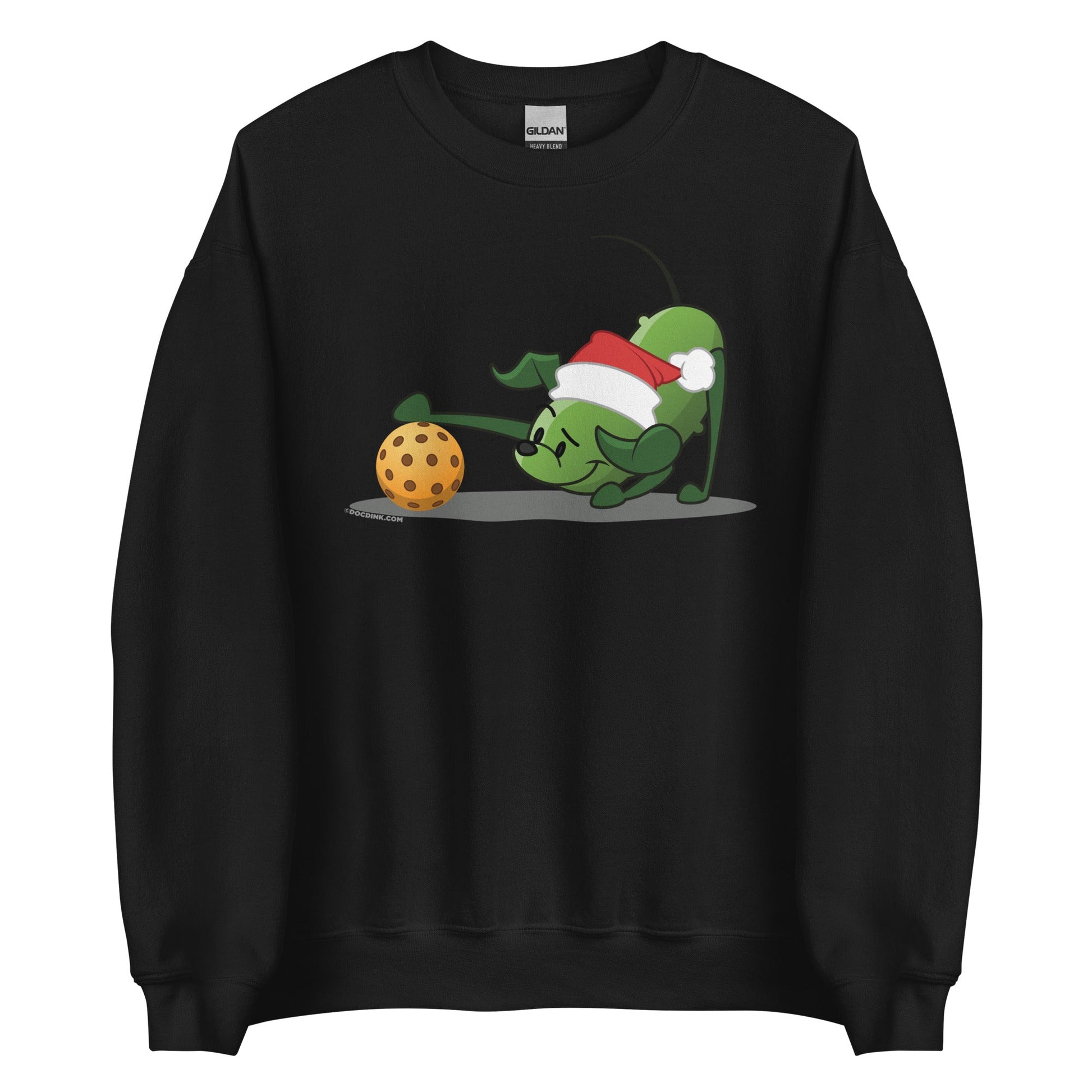 Pickleball Sweatshirt -Pickles "Hmm...?" - Christmas - DocDink.com