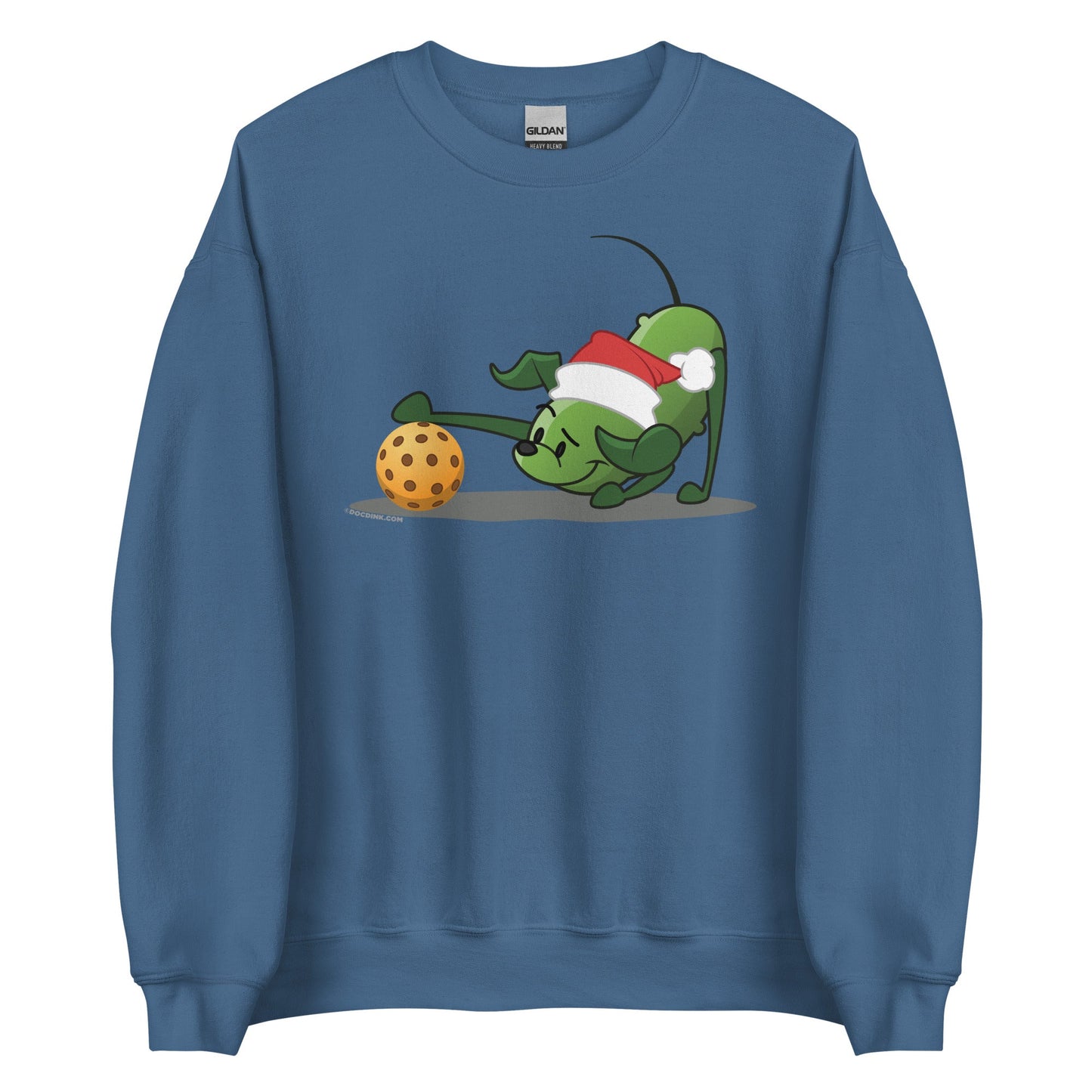 Pickleball Sweatshirt -Pickles "Hmm...?" - Christmas - DocDink.com