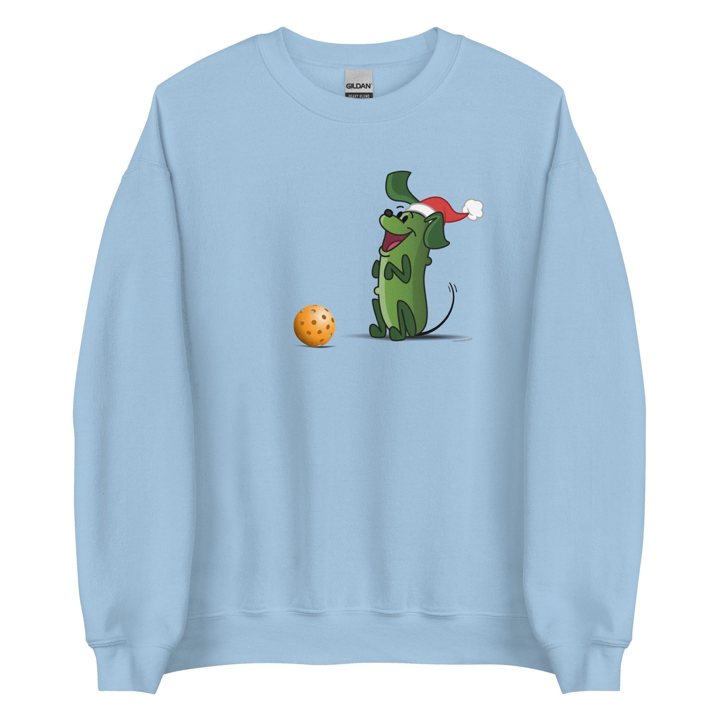 Pickleball Sweatshirt - Pickles "Wanna Play?" - Christmas - DocDink.com