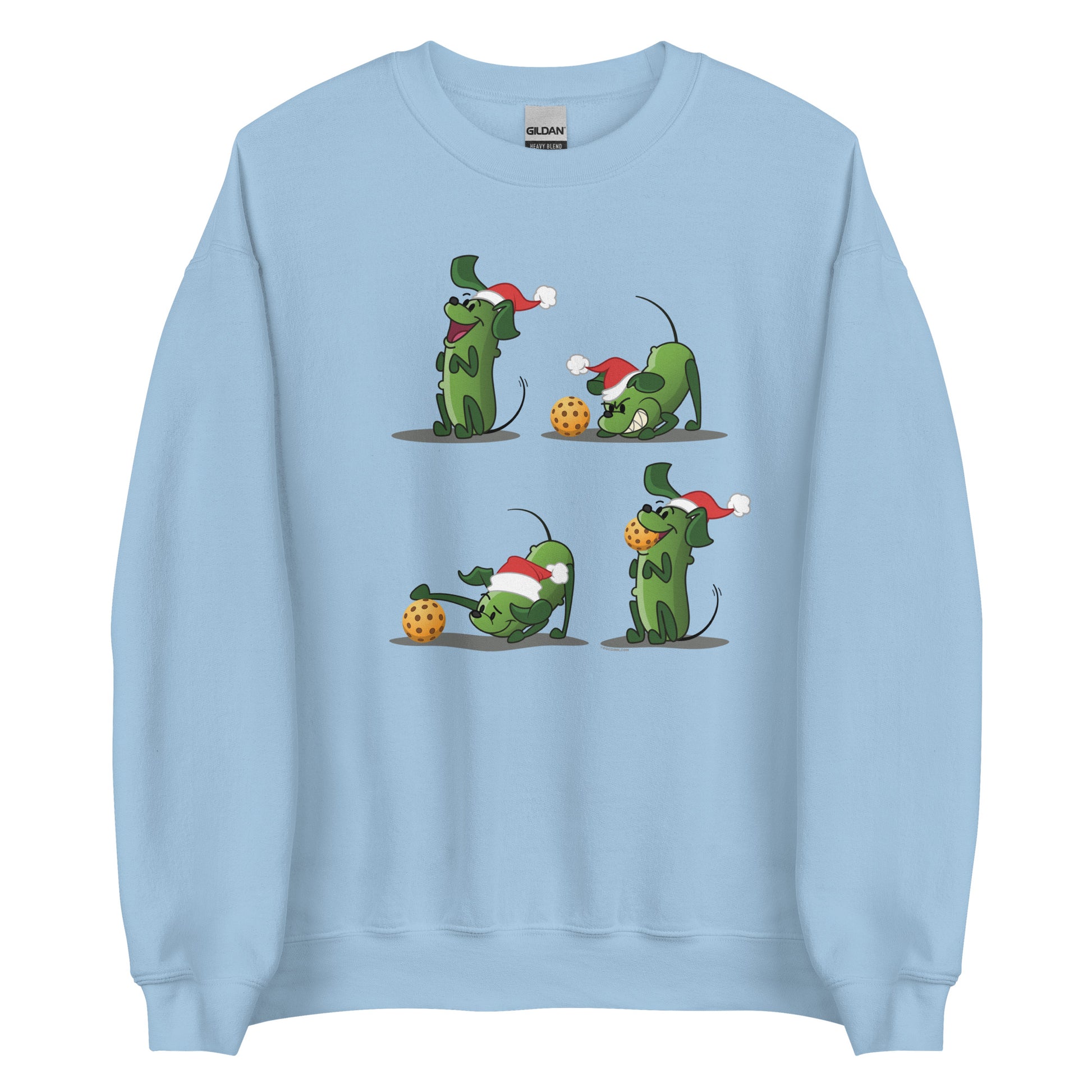 Pickleball Sweatshirt - Pickles wants to Play! - Christmas sq. - DocDink.com