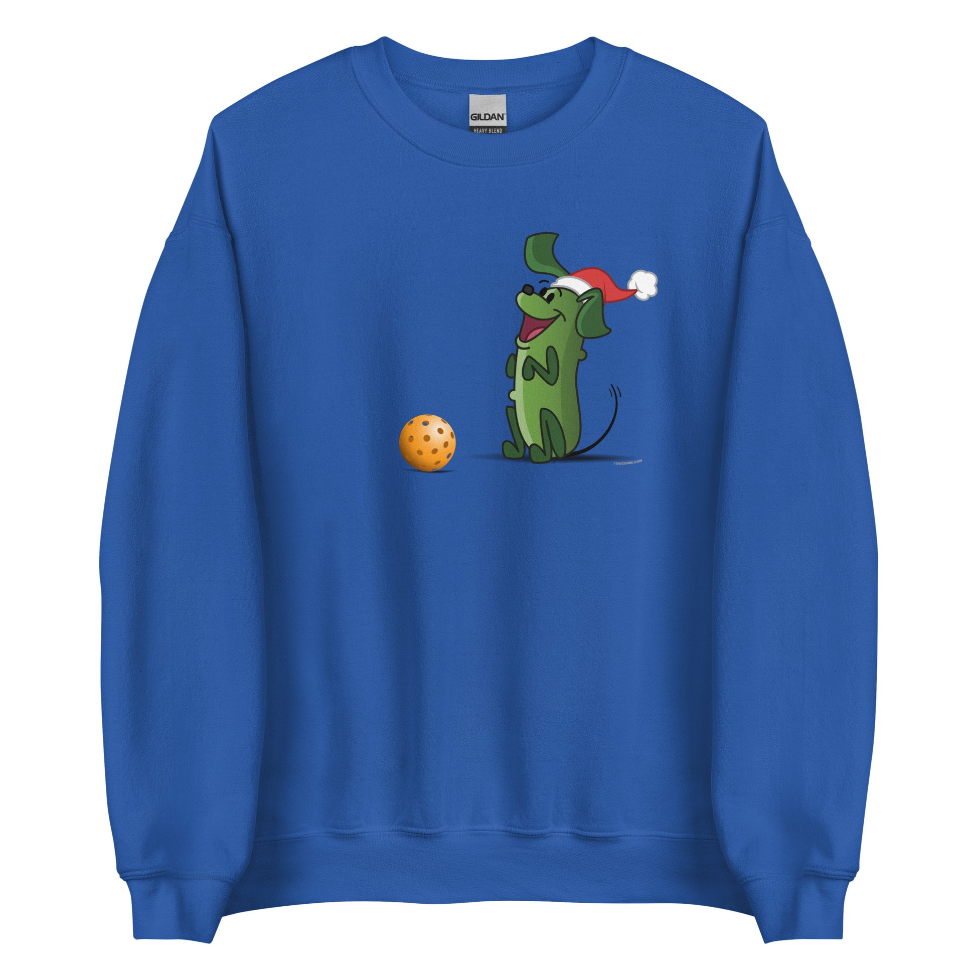 Pickleball Sweatshirt - Pickles "Wanna Play?" - Christmas - DocDink.com