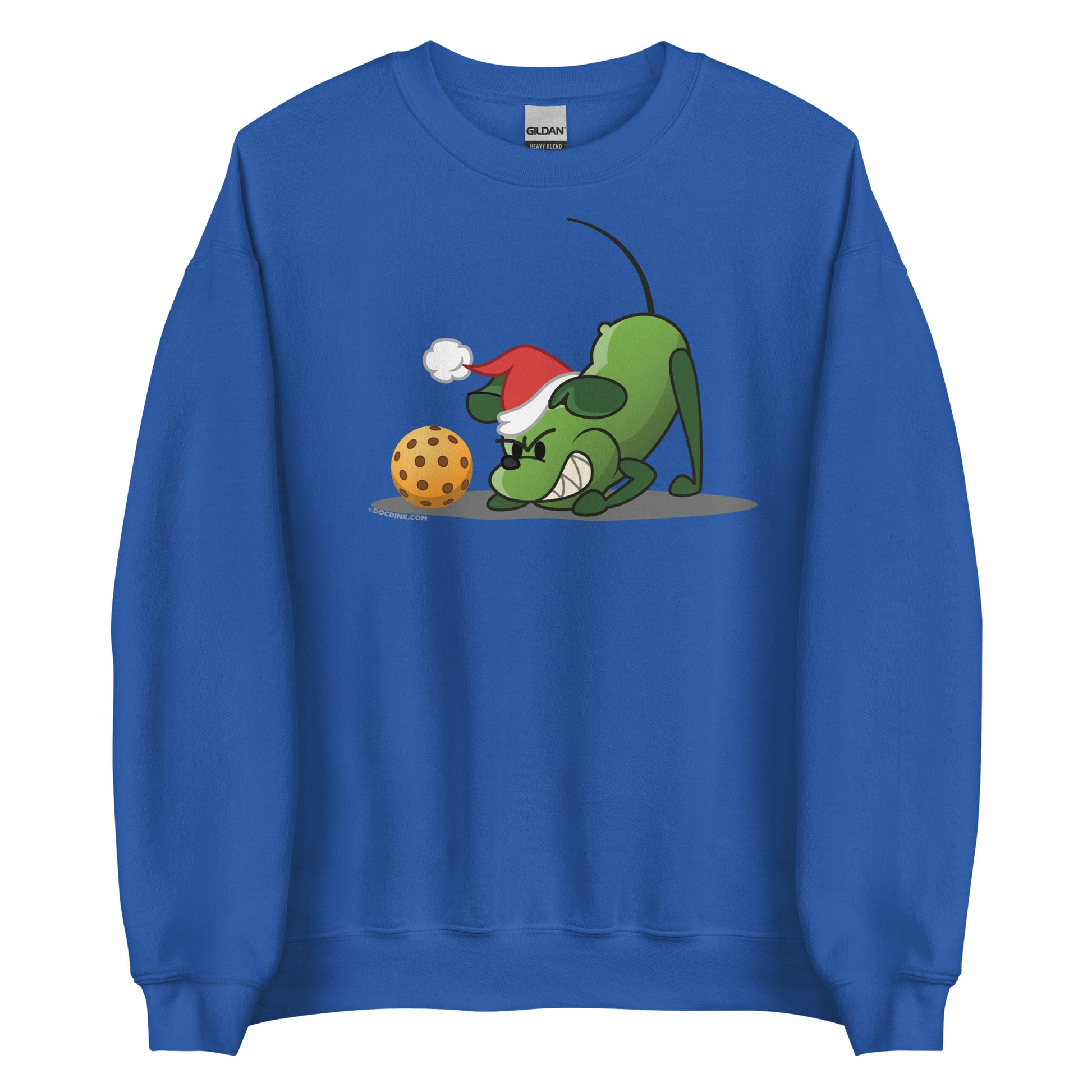 Pickleball Sweatshirt - Pickles "Grrr...!" - Christmas - DocDink.com