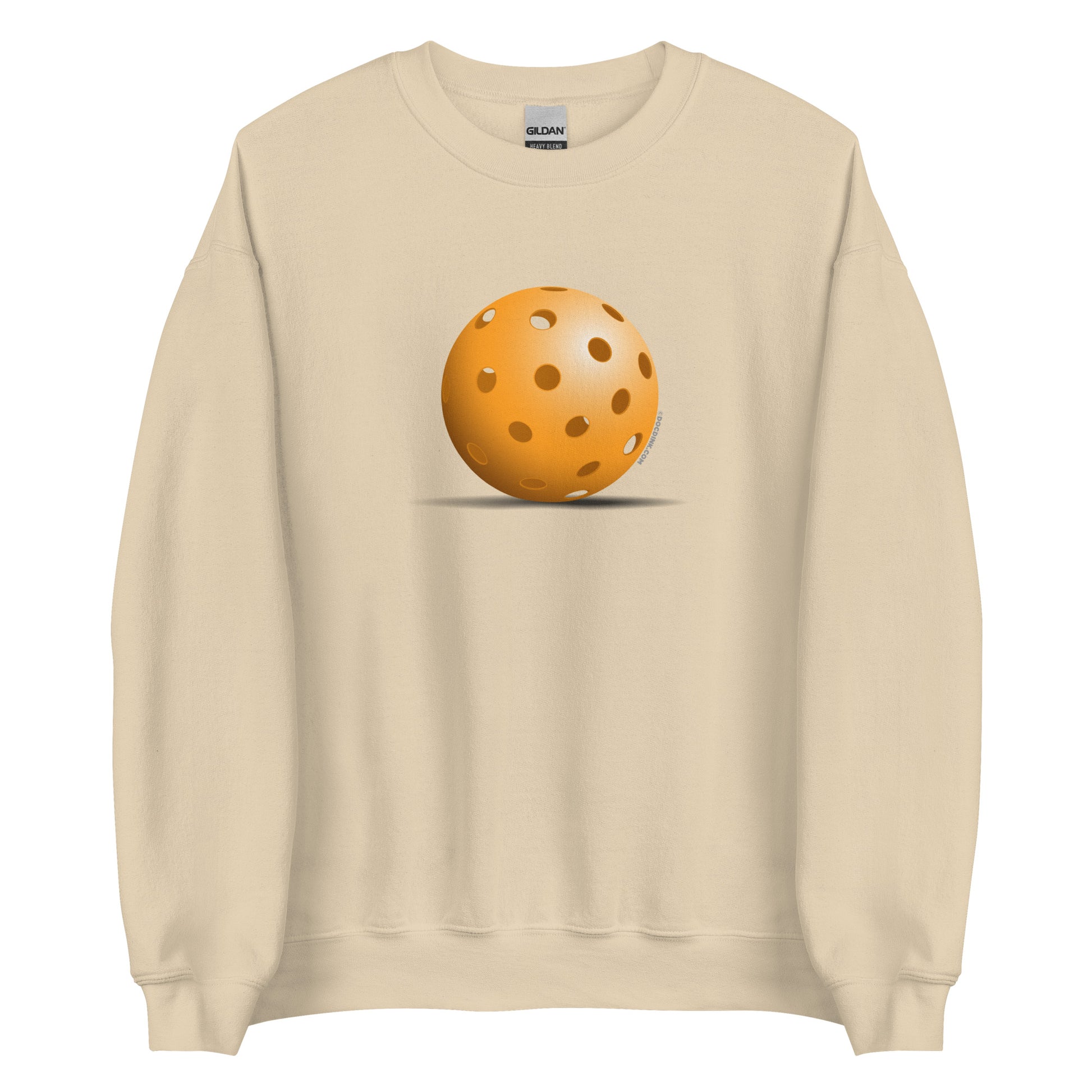 Pickleball Sweatshirt - Big Orange Pickleball - DocDink.com