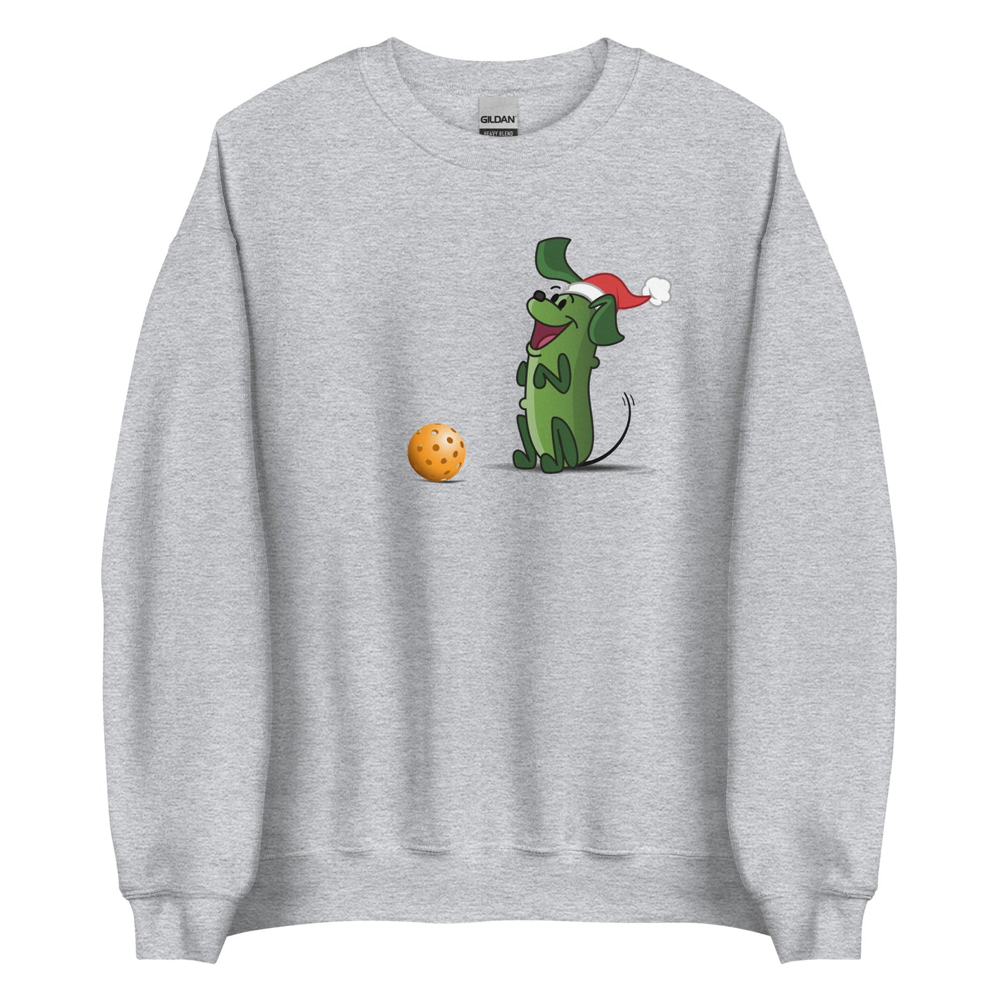 Pickleball Sweatshirt - Pickles "Wanna Play?" - Christmas - DocDink.com