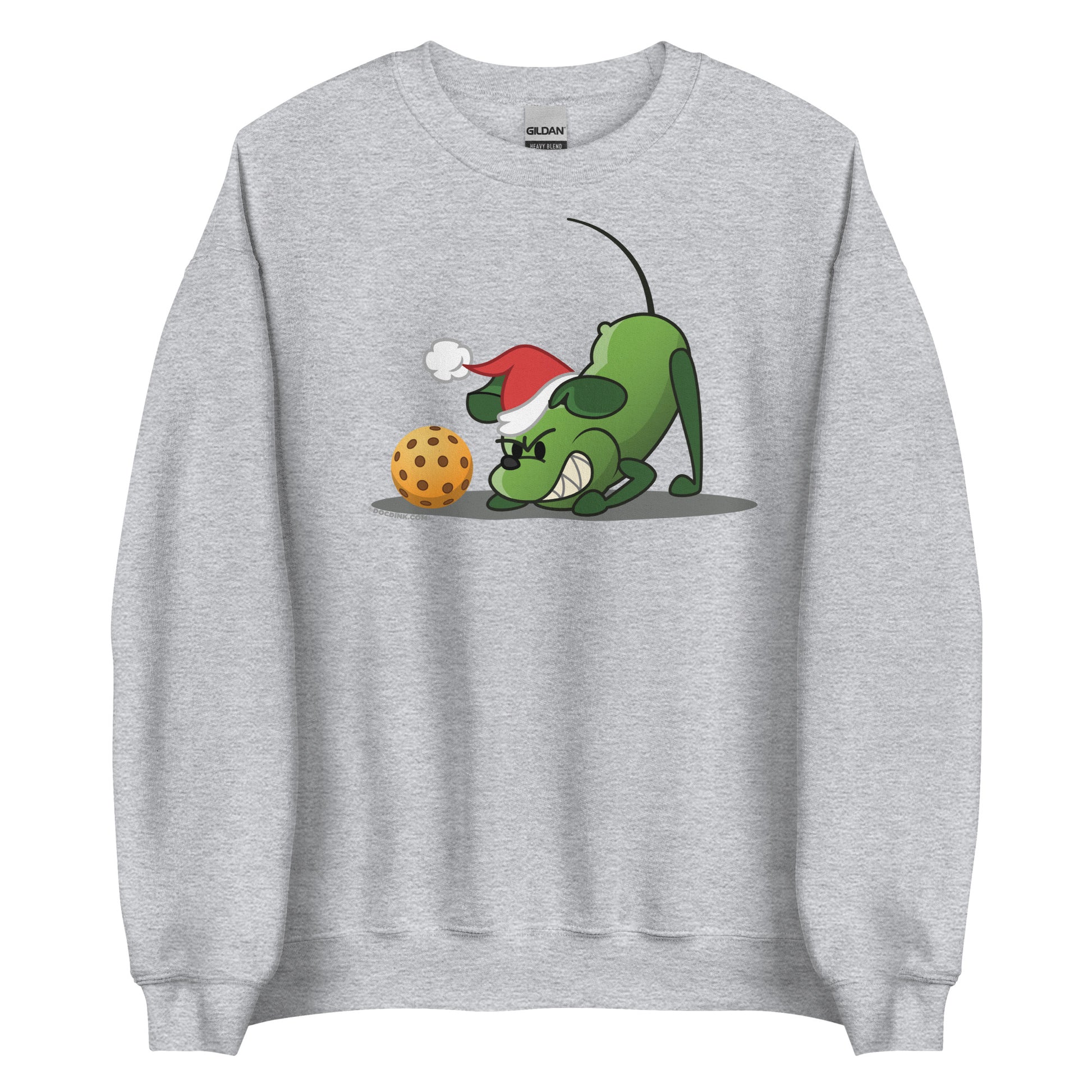 Pickleball Sweatshirt - Pickles "Grrr...!" - Christmas - DocDink.com