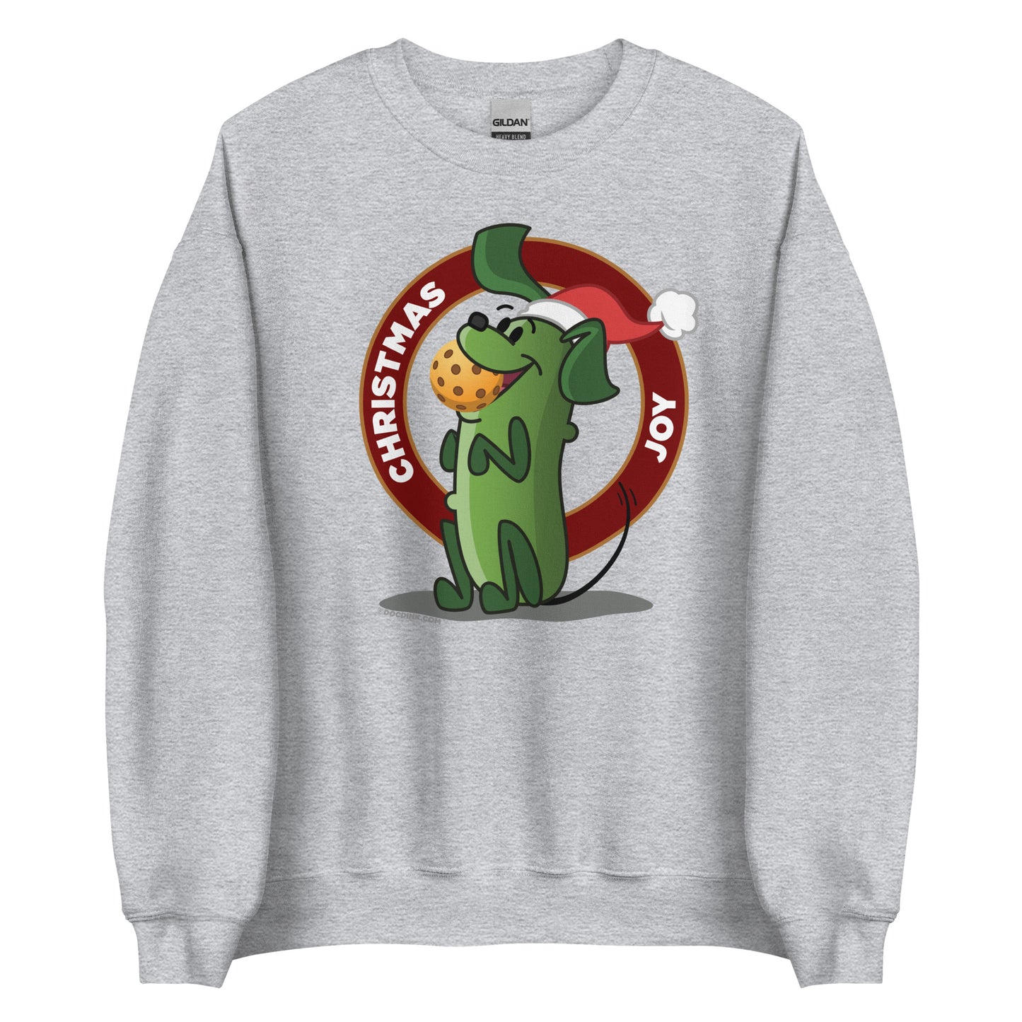 Pickleball Sweatshirt - Pickles "Christmas Joy" - DocDink.com