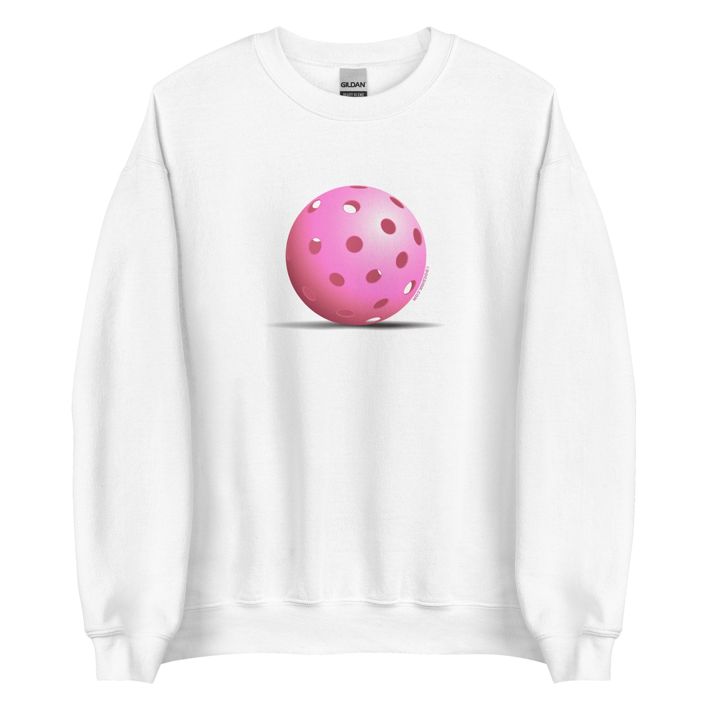 Pickleball Sweatshirt - Big Pink Pickleball - DocDink.com