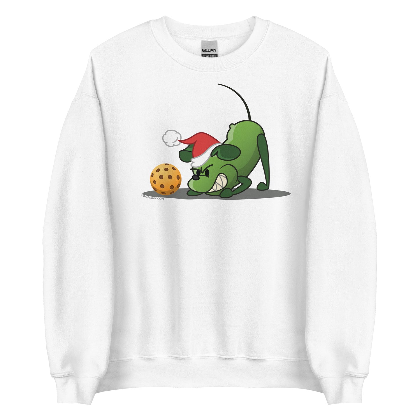 Pickleball Sweatshirt - Pickles "Grrr...!" - Christmas - DocDink.com