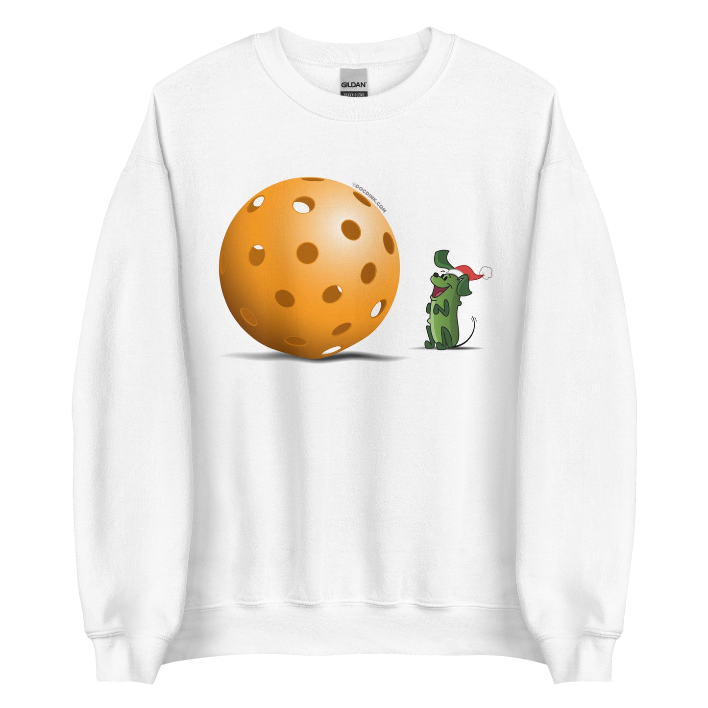 Pickleball Sweatshirt - Pickles "Dream Big!" - Christmas - DocDink.com