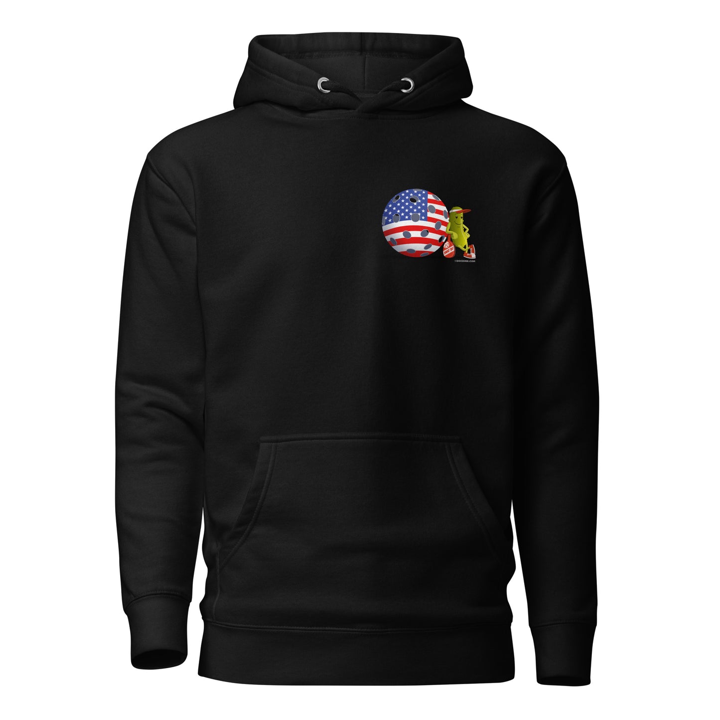 Warm Pickleball Hoodie - Resting Pickleball USA (pocket) - DocDink.com