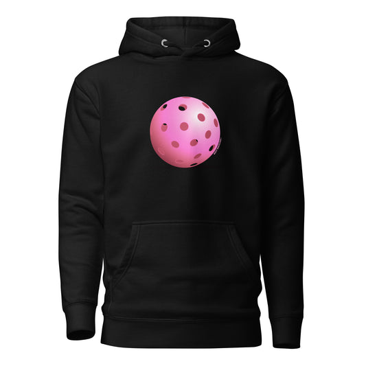 Warm Pickleball Hoodie - Pink Pickleball - DocDink.com