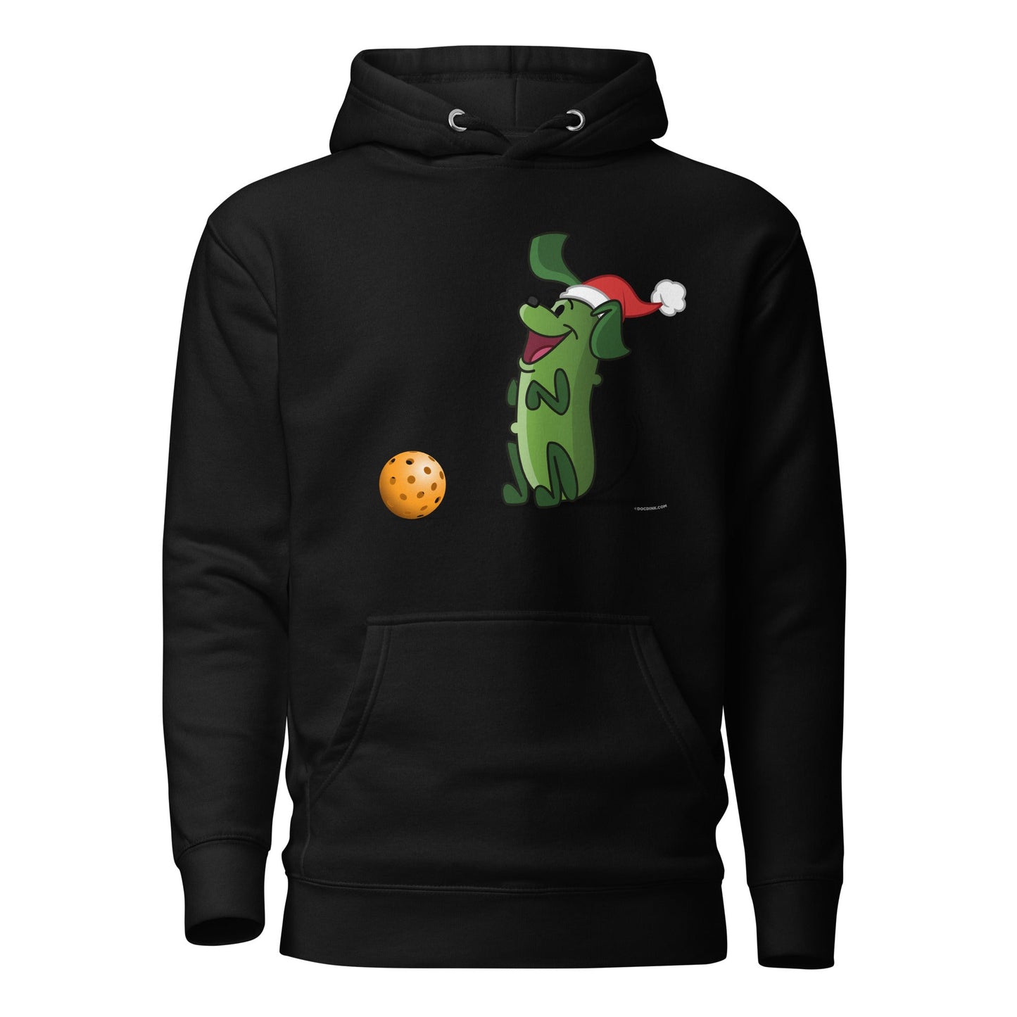 Warm Pickleball Hoodie - Pickles "Wanna Play?" - Christmas - DocDink.com