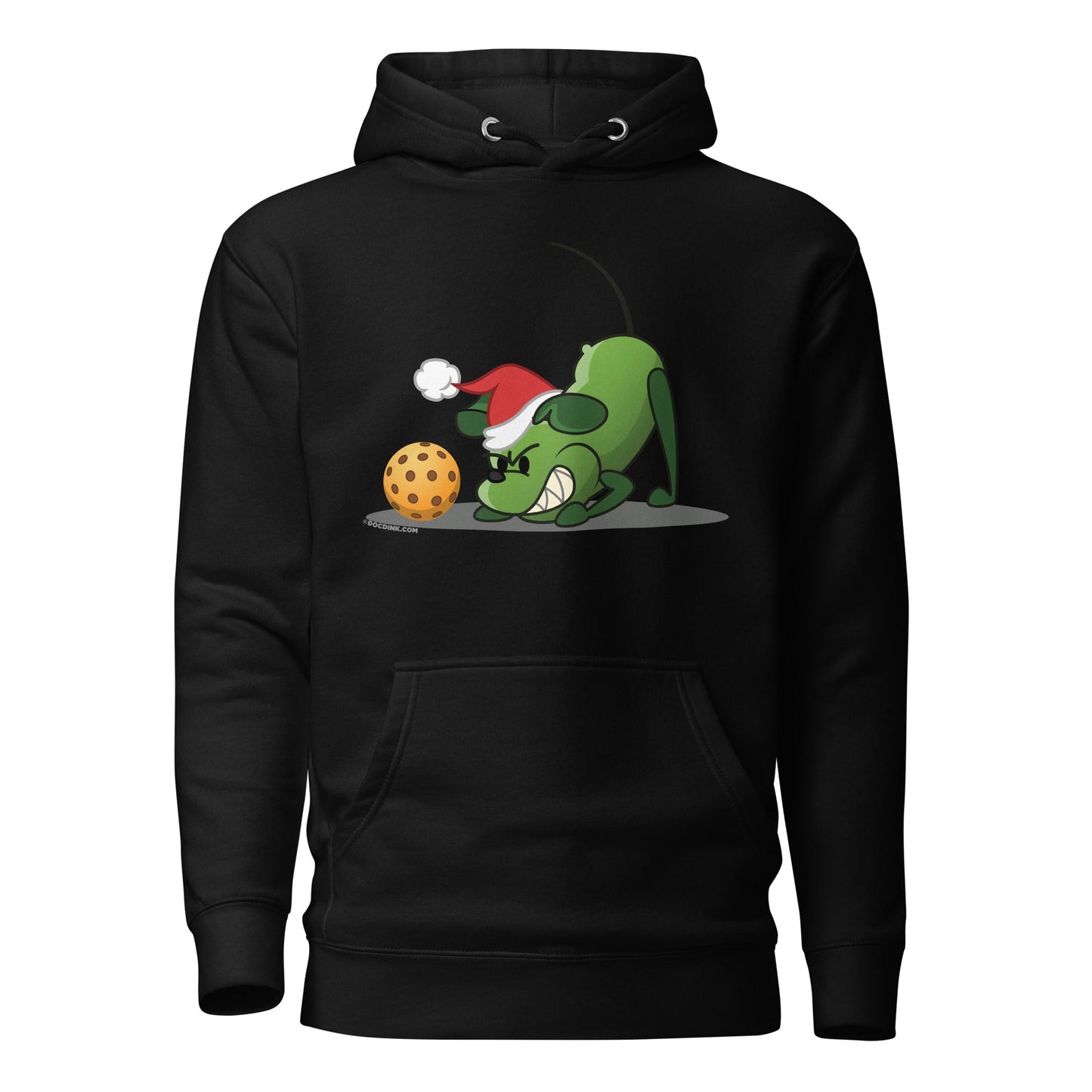 Warm Pickleball Hoodie - Pickles "Grrr...!" - Christmas - DocDink.com