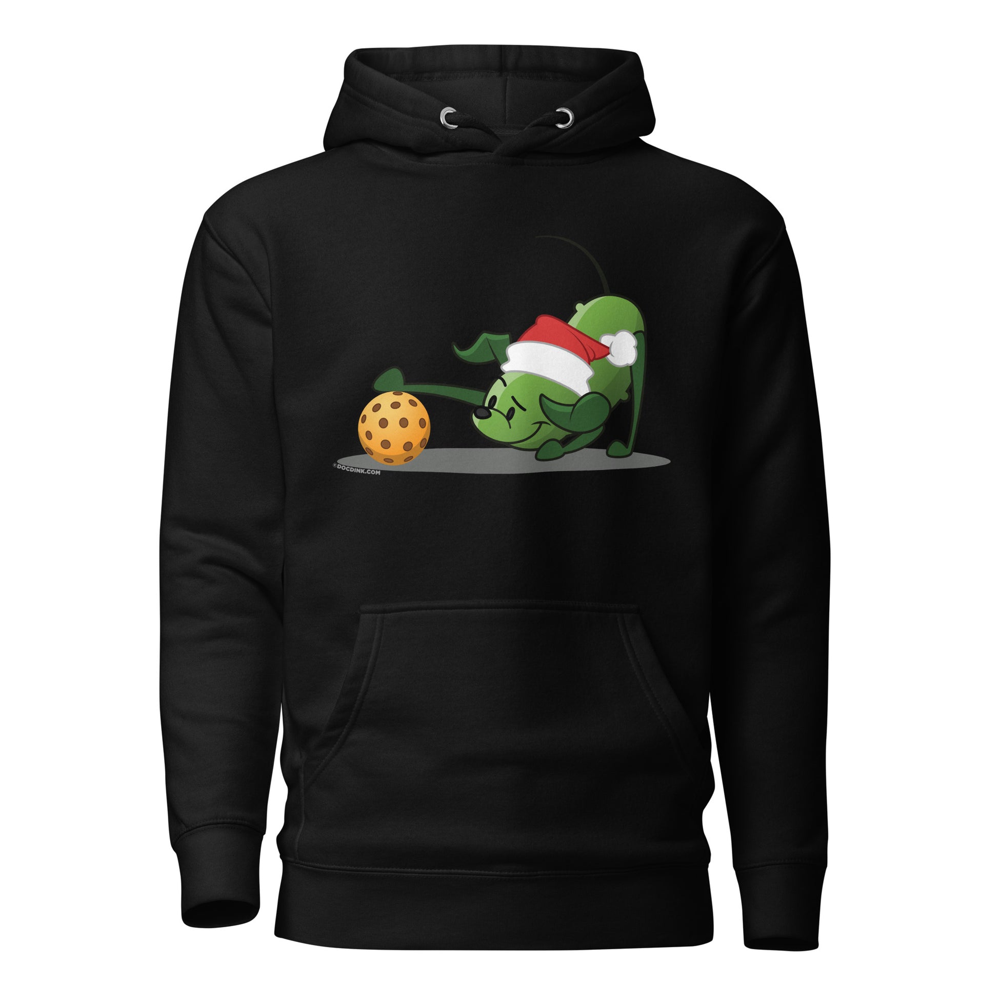 Warm Pickleball Hoodie - Pickles "Hmm...?" - Christmas - DocDink.com