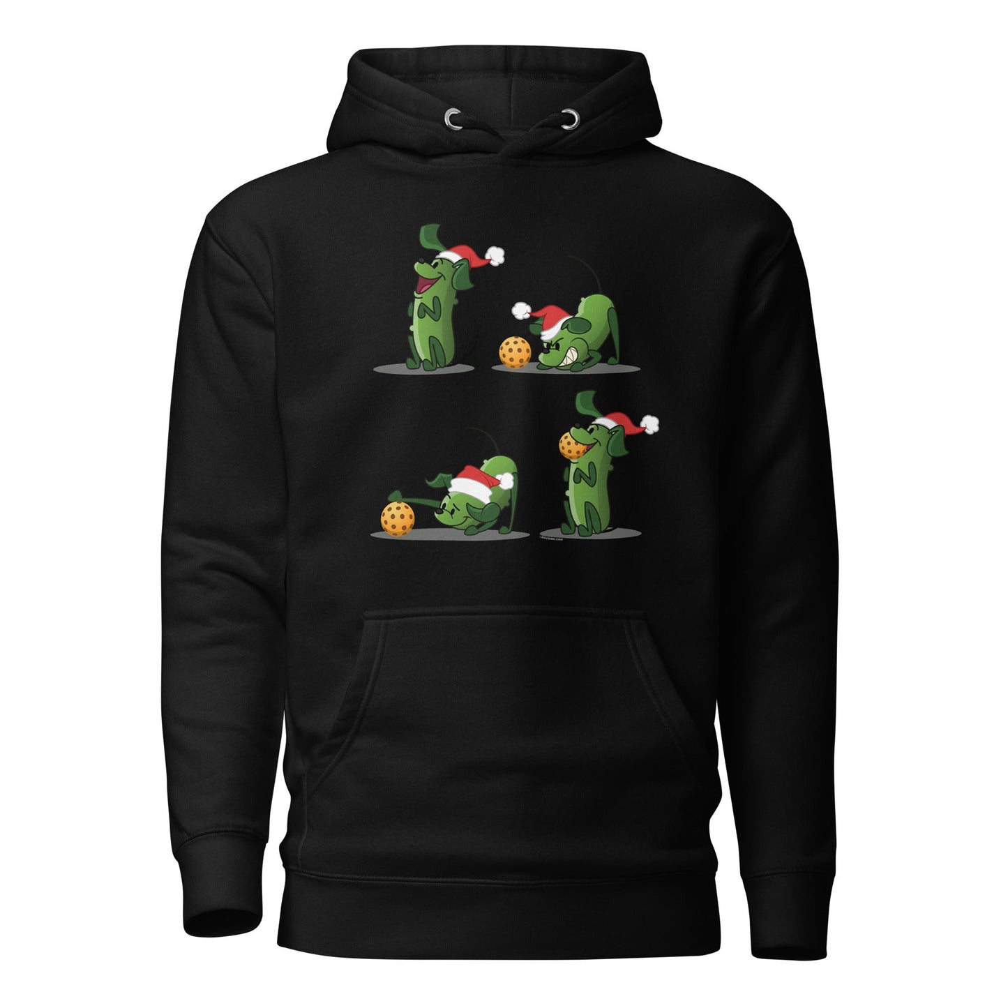 Warm Pickleball Hoodie - Pickles wants to Play! - Christmas sq. - DocDink.com