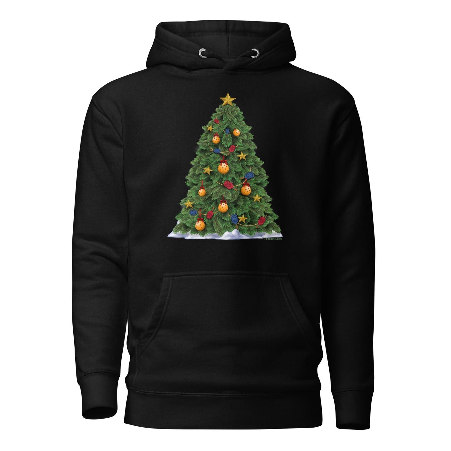 Warm Pickleball Hoodie - It's a Pickleball Christmas! - DocDink.com