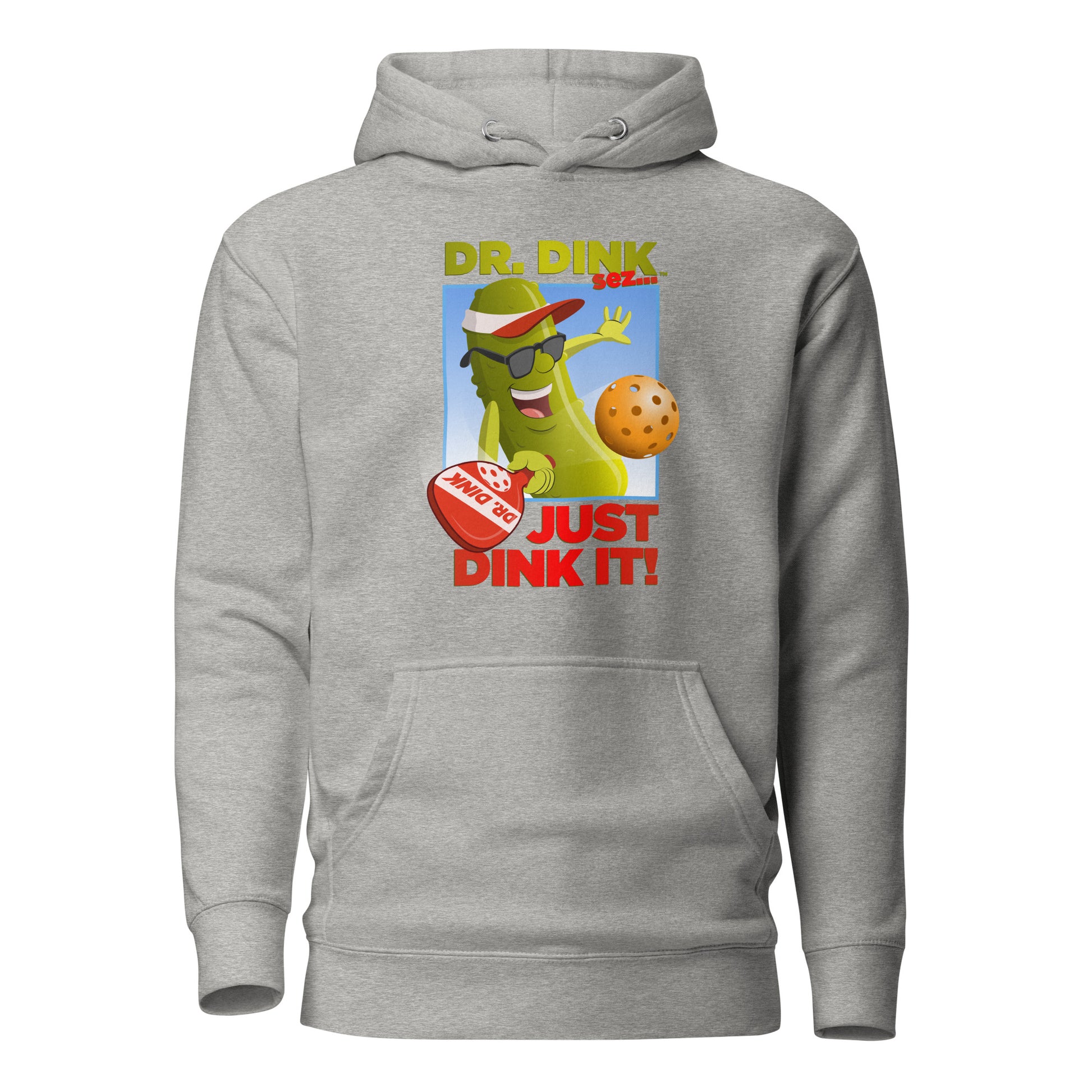 Warm Pickleball Hoodie - "Just Dink It!" - DocDink.com