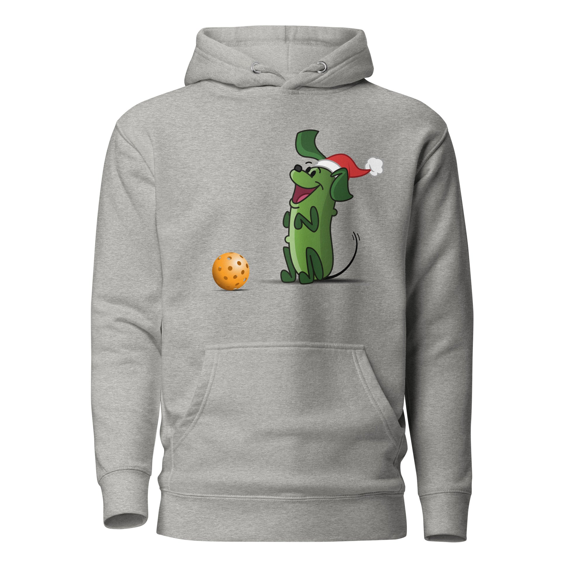 Warm Pickleball Hoodie - Pickles "Wanna Play?" - Christmas - DocDink.com