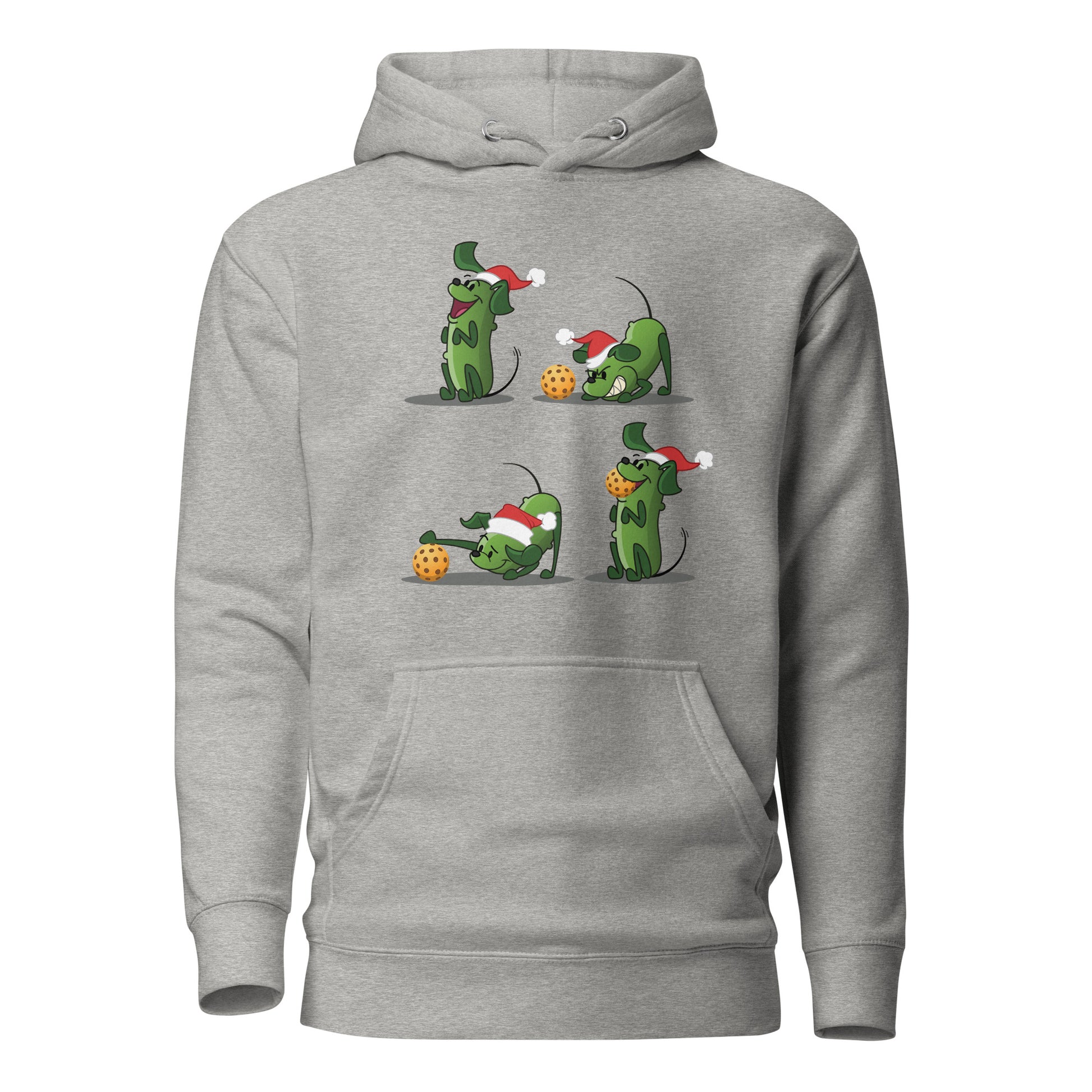 Warm Pickleball Hoodie - Pickles wants to Play! - Christmas sq. - DocDink.com