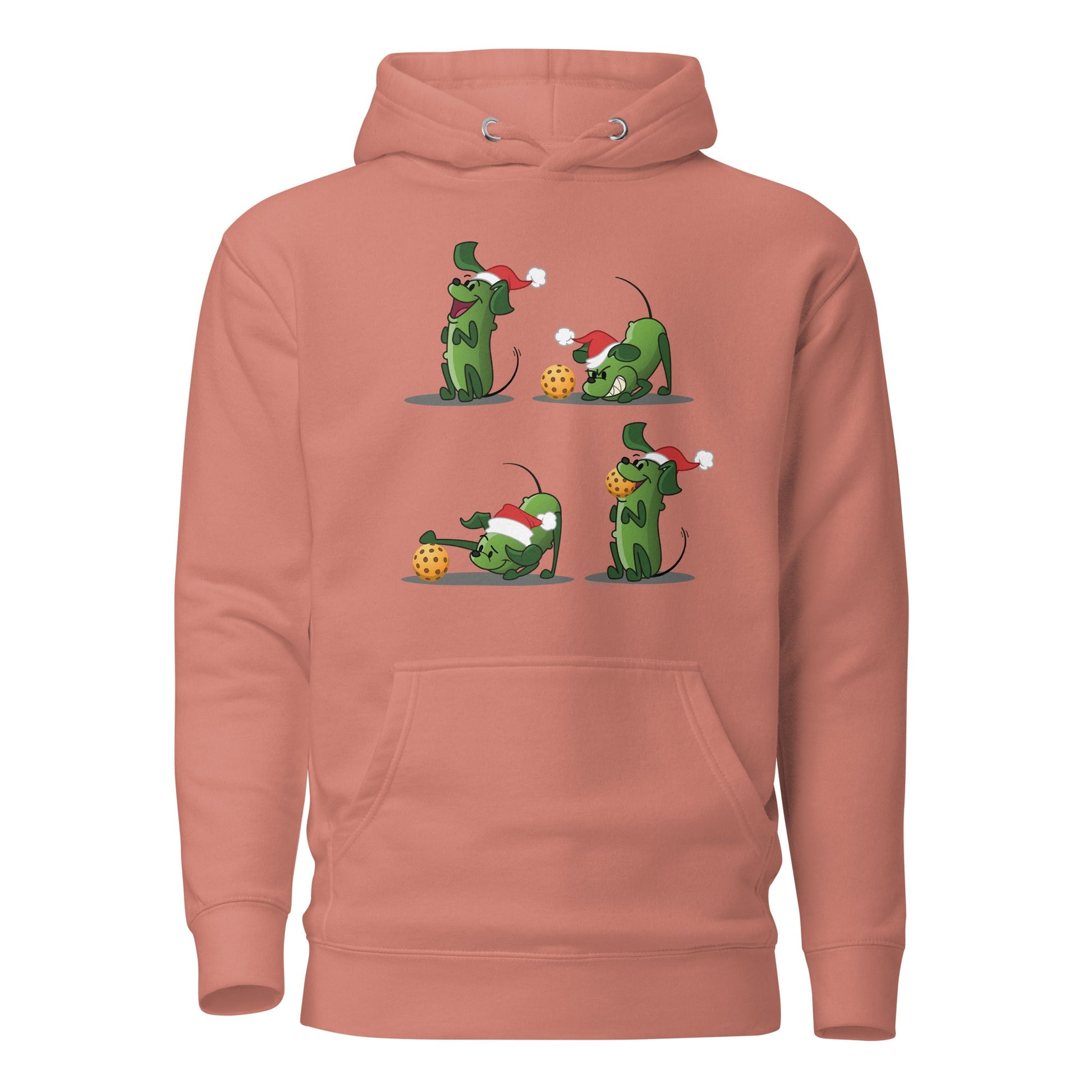 Warm Pickleball Hoodie - Pickles wants to Play! - Christmas sq. - DocDink.com