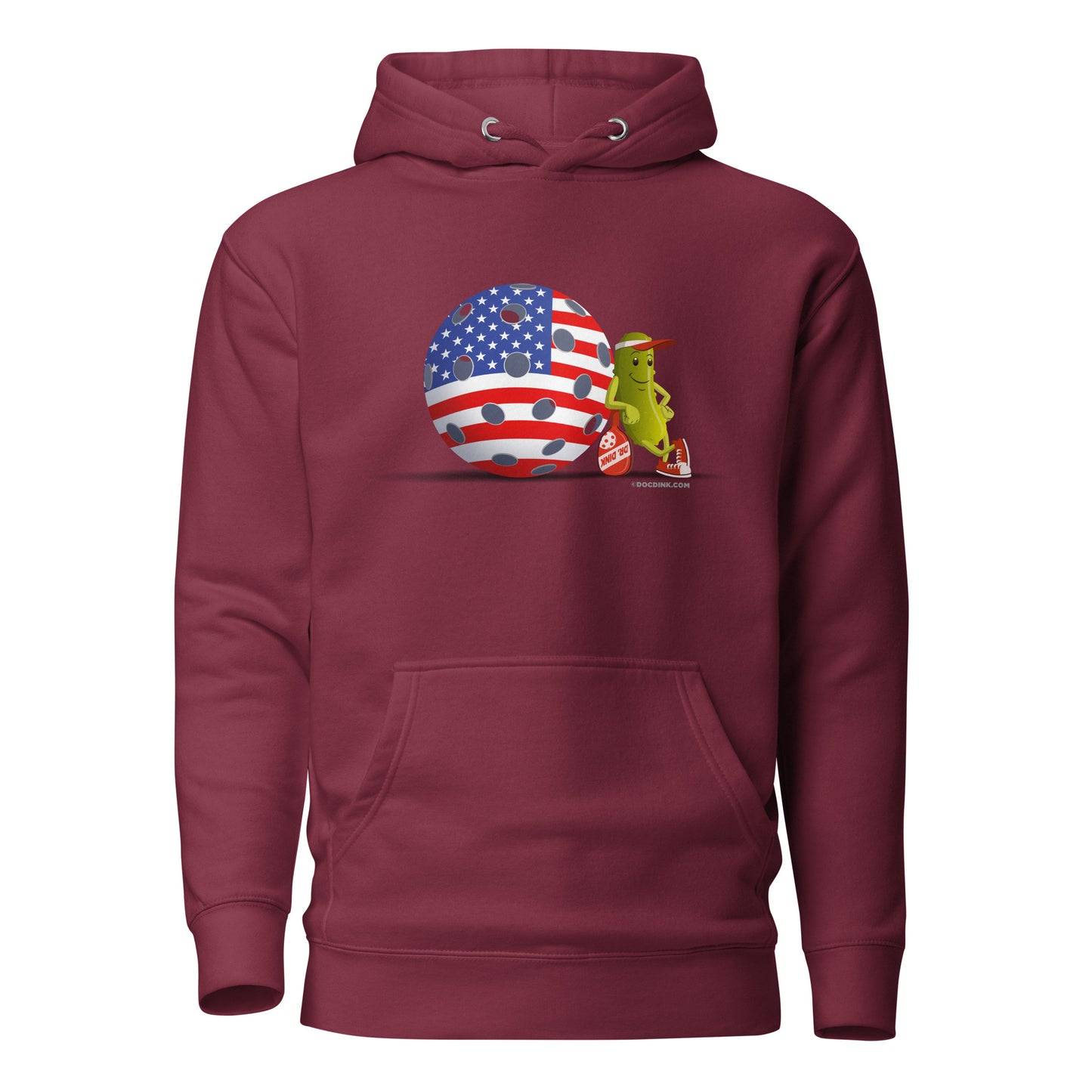 Warm Pickleball Hoodie - Resting Pickleball USA - DocDink.com