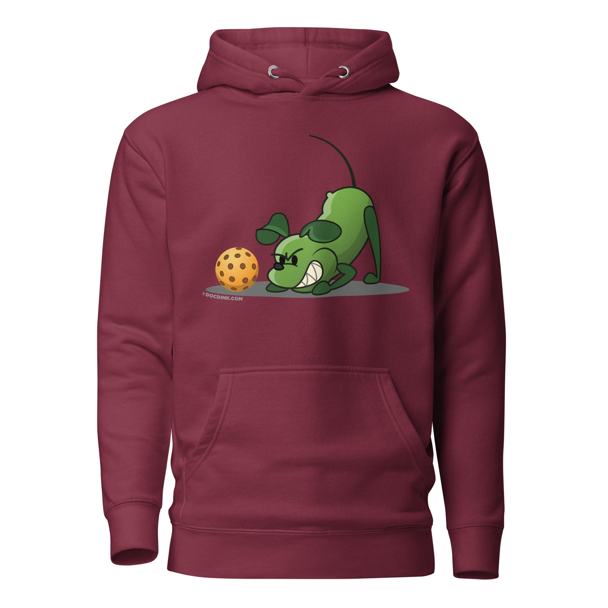 Warm Pickleball Hoodie - Pickles "Grrr...!" - DocDink.com