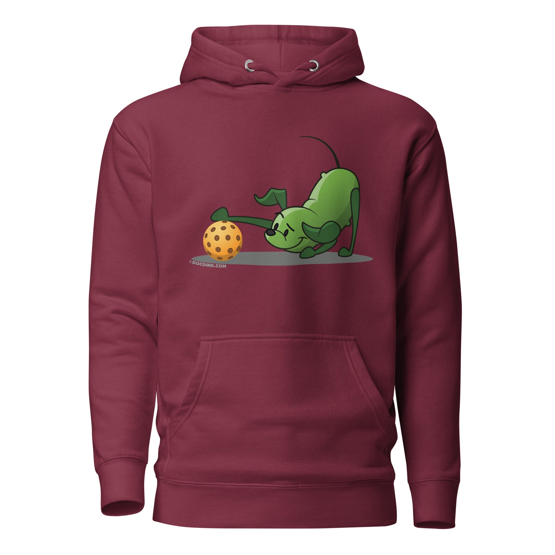 Warm Pickleball Hoodie - Pickles "Hmm...?" - DocDink.com