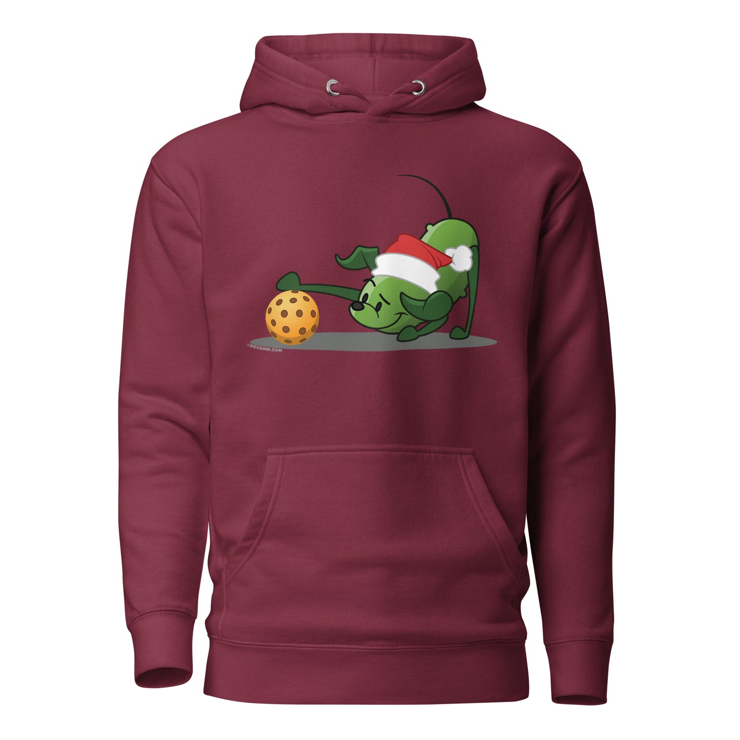 Warm Pickleball Hoodie - Pickles "Hmm...?" - Christmas - DocDink.com